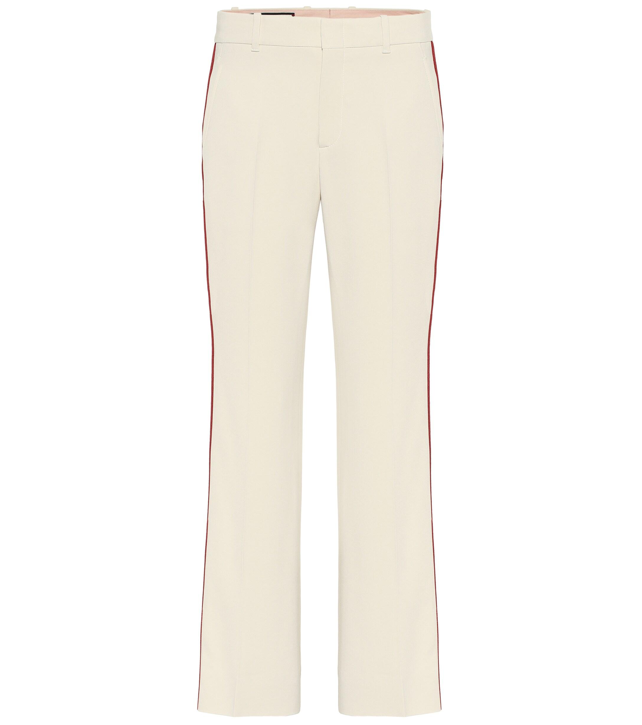 Gucci Stretchcady Bootcut Pants in White Lyst