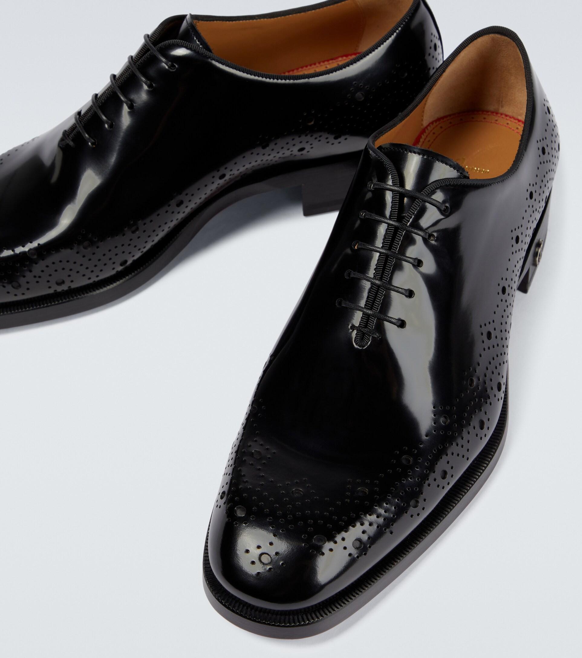 Christian Louboutin Black Oxfords for Men