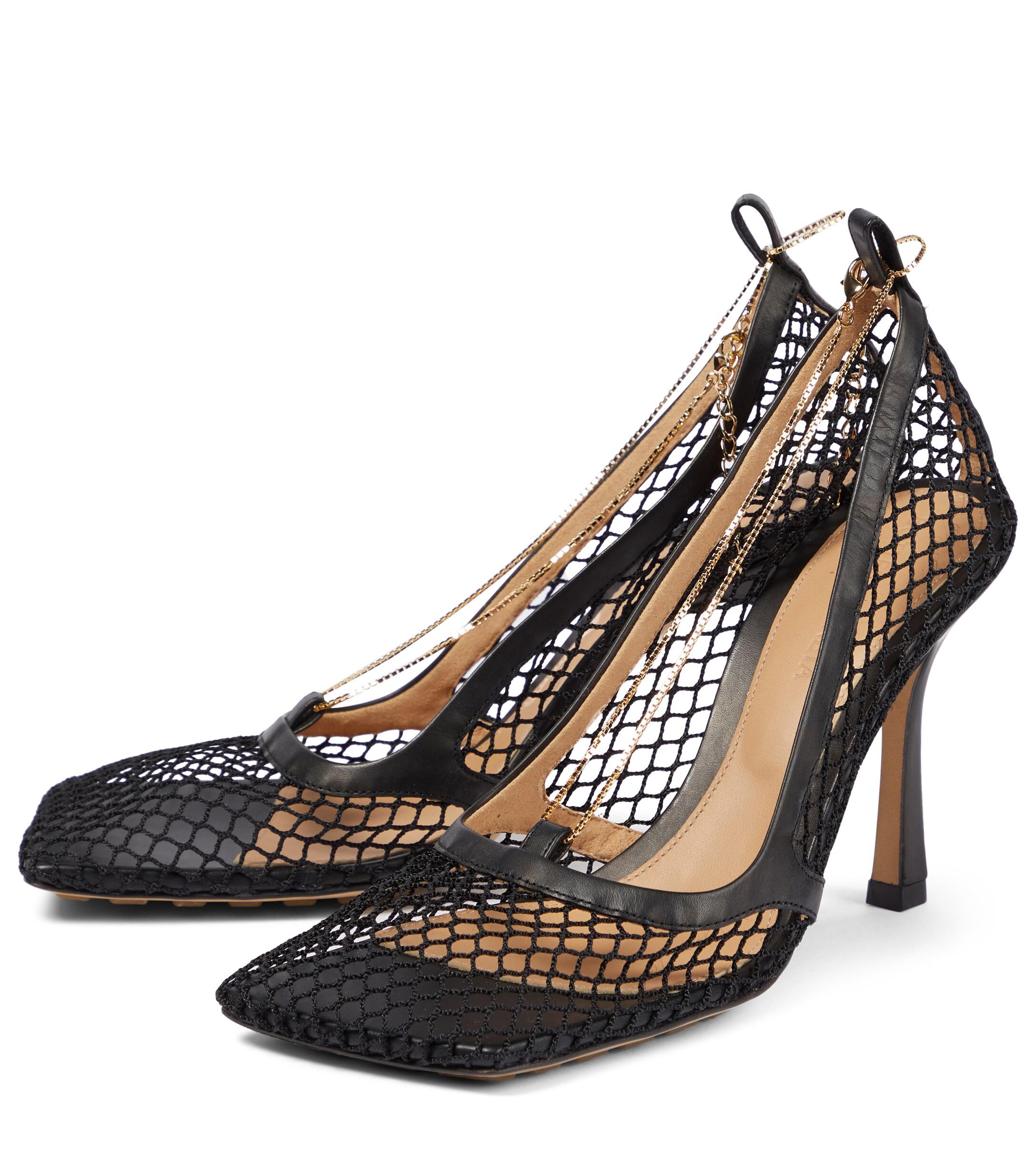 Bottega Veneta Female Black 100 Leather 100 Mesh Save 39 Lyst