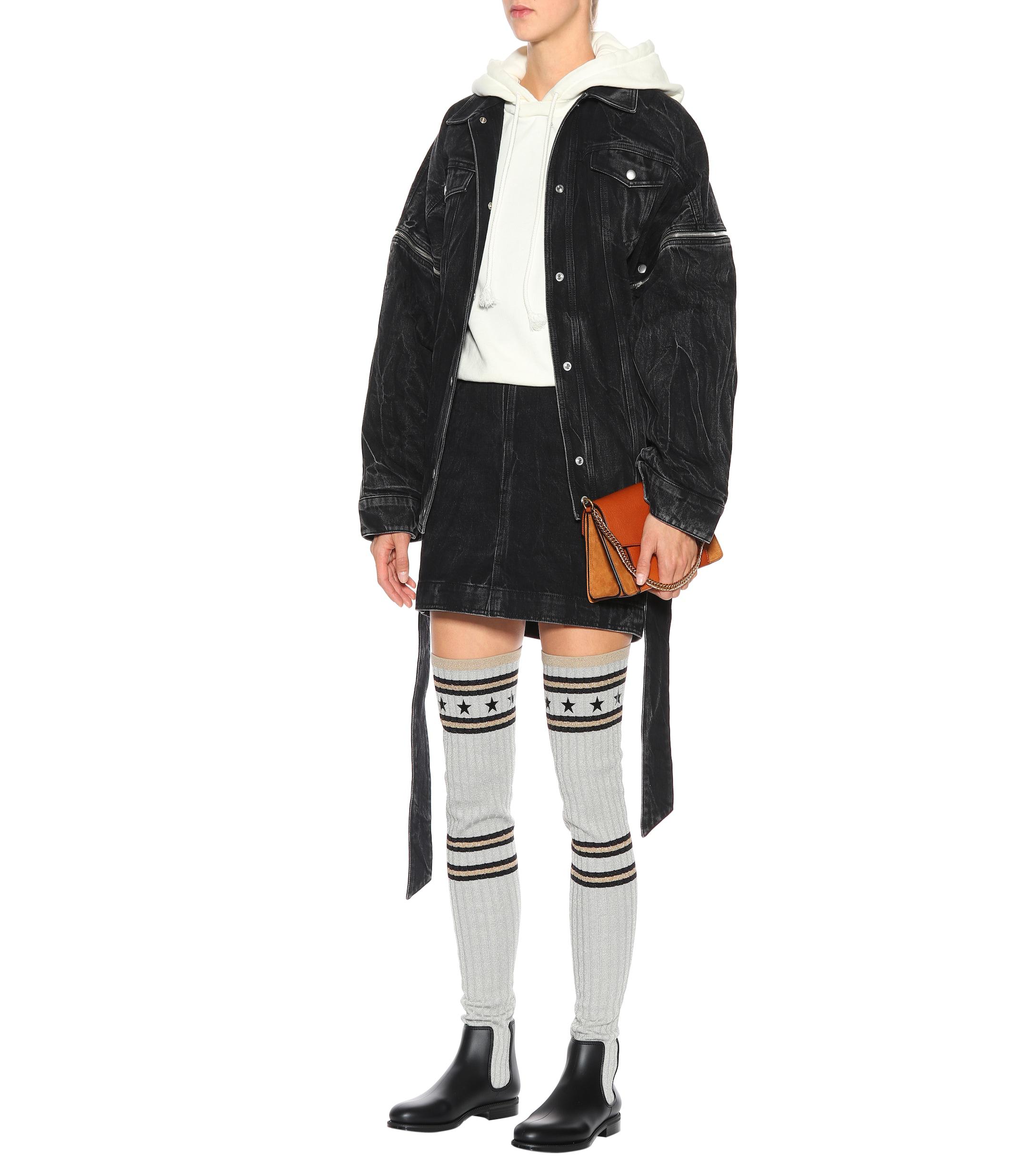 storm over the knee sock boot givenchy