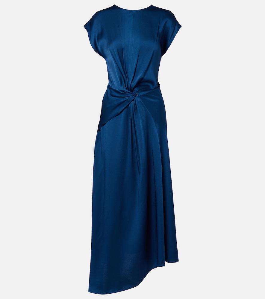 strapless open back dress Baltic Born Womens Sandra Pleated Maxi Dress | Champagne