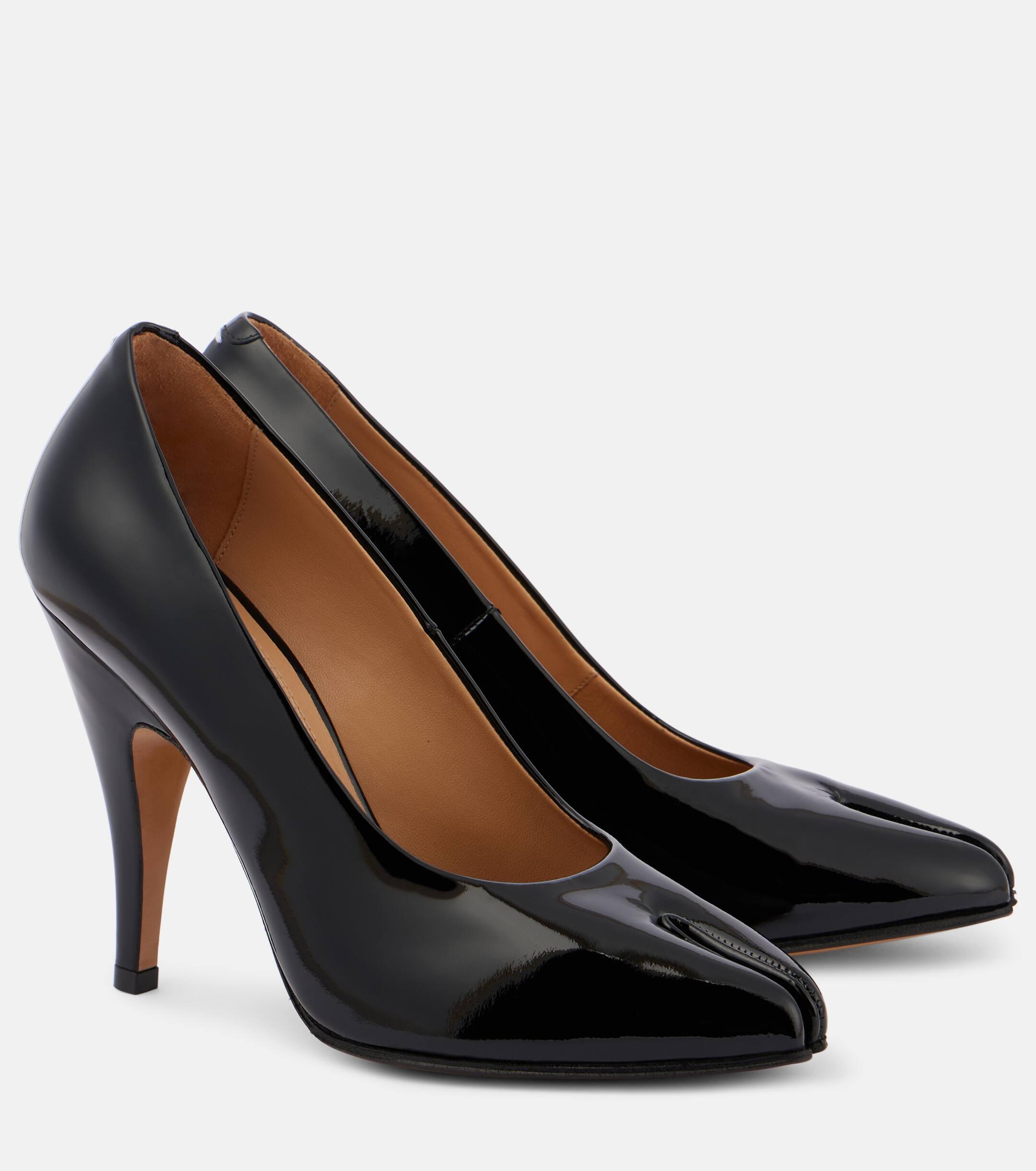 Maison Margiela Tabi Patent Leather Pumps in Black Lyst UK
