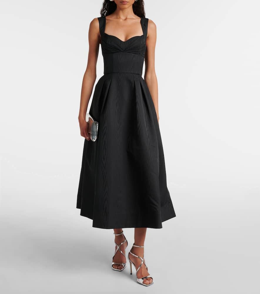 Rebecca Vallance Cielo Midi Dress in Black | Lyst