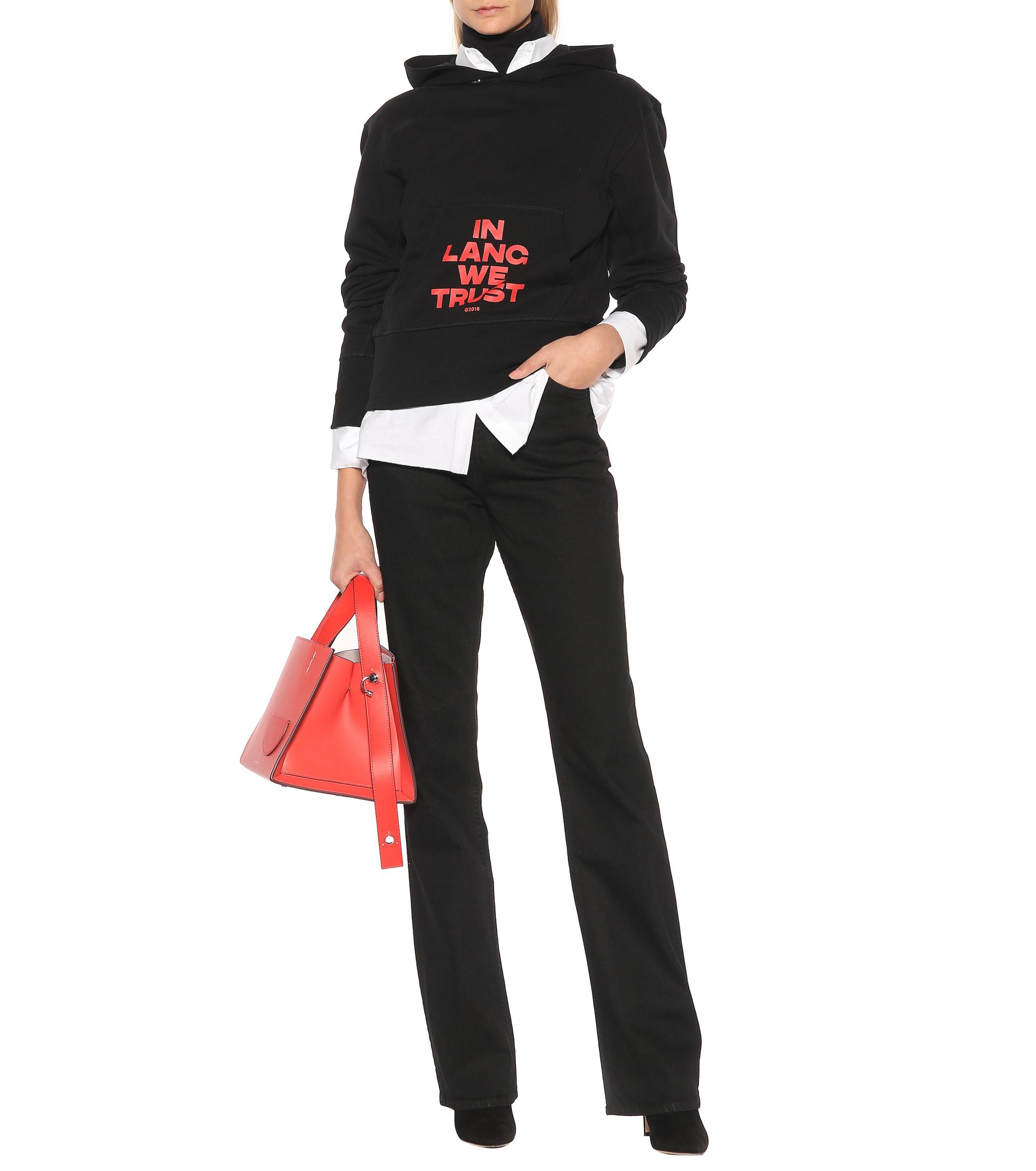 helmut lang hoodie in lang we trust