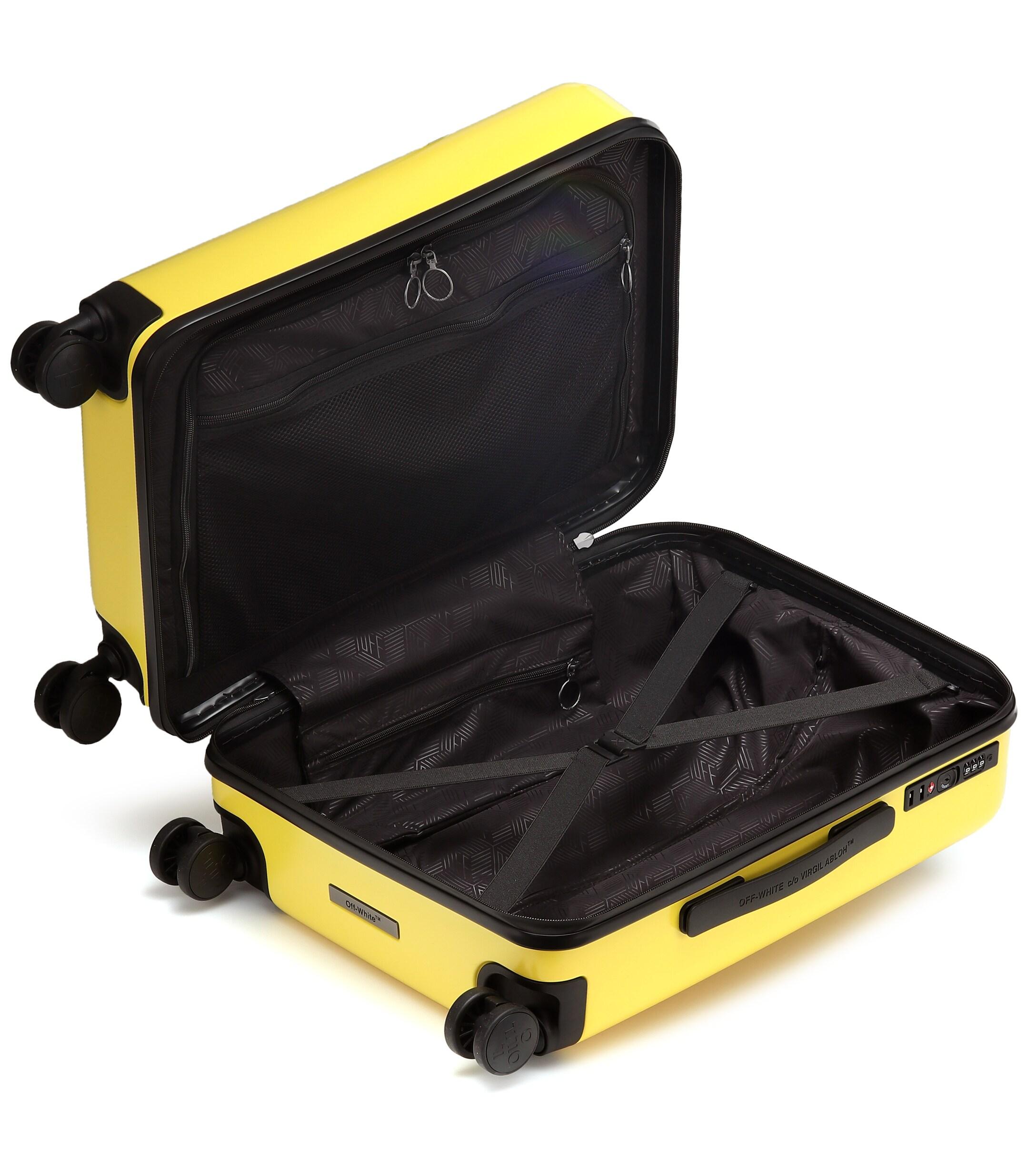off white carry on bag