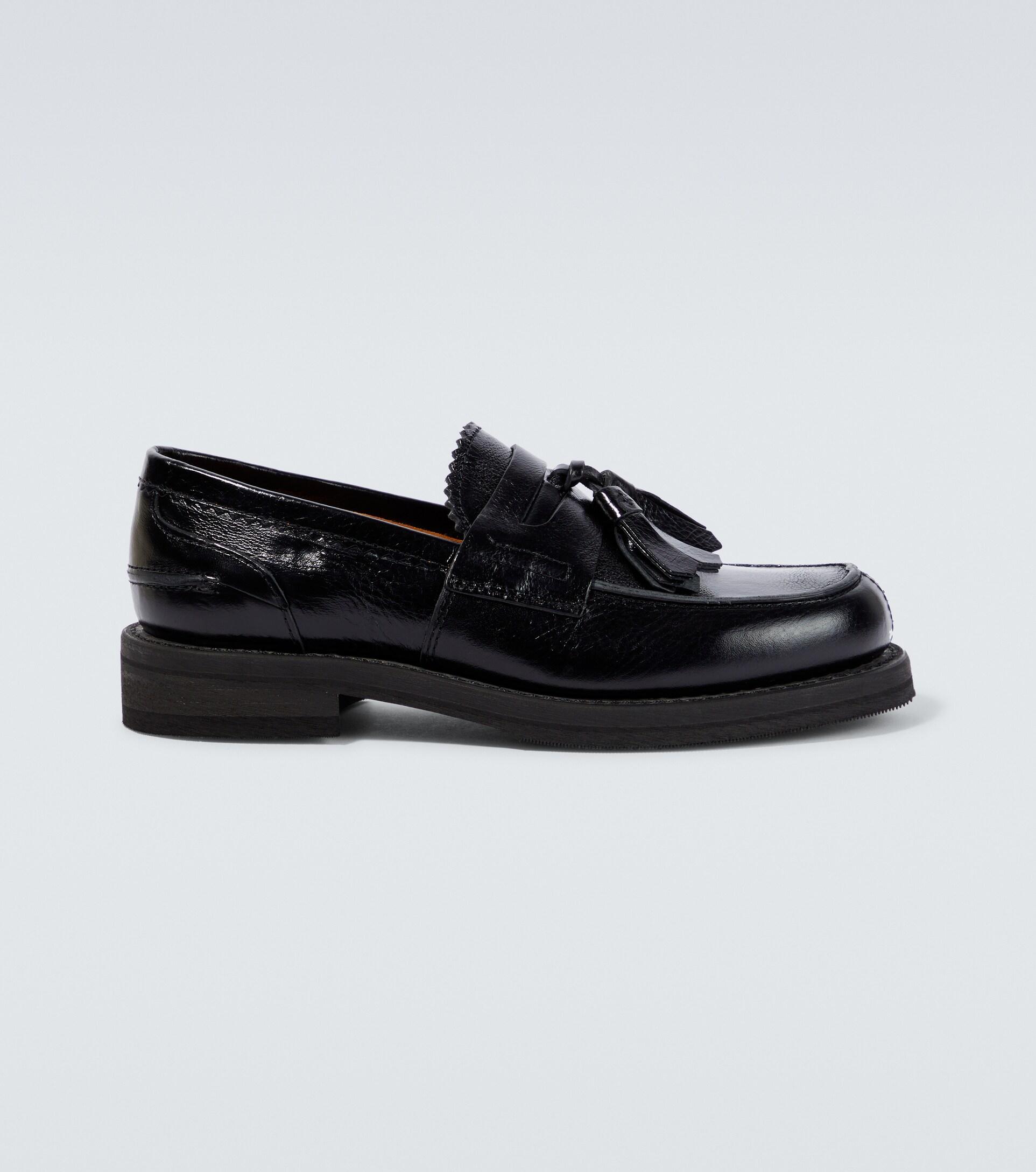 Our Legacy Tassel Patent Leather Penny Loafers in Black for Men Lyst