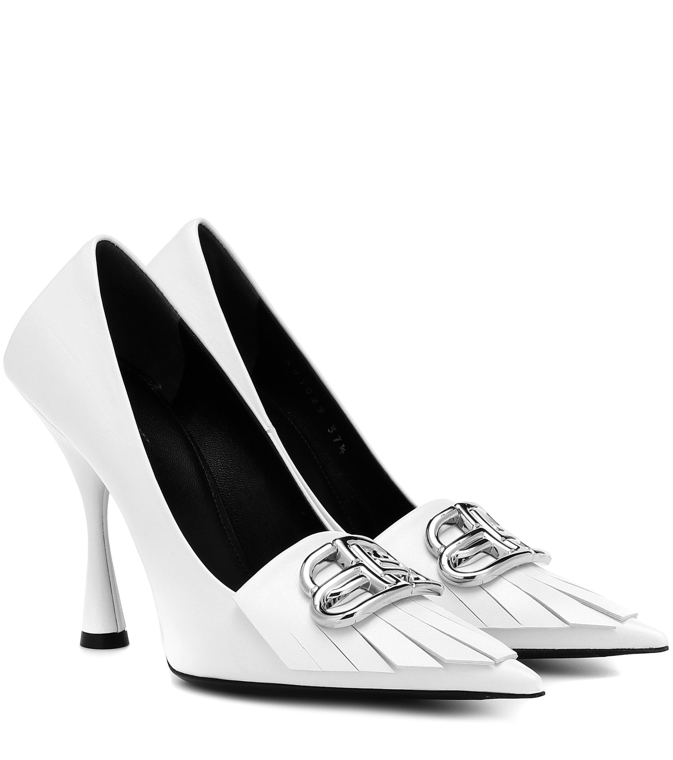 balenciaga bb patent leather pumps