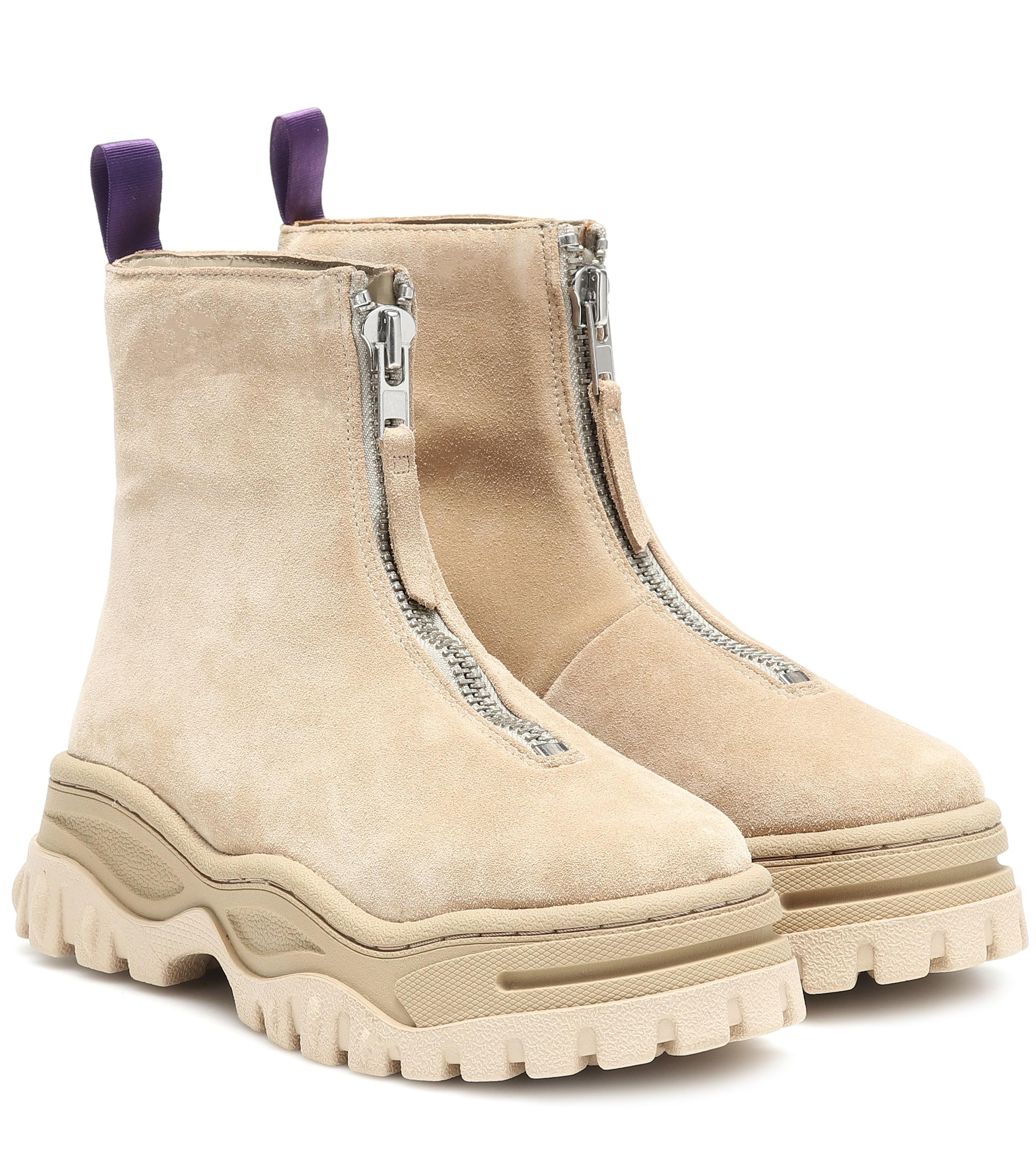 Eytys Raven Suede Ankle Boots in Beige (Natural) - Save 39% - Lyst