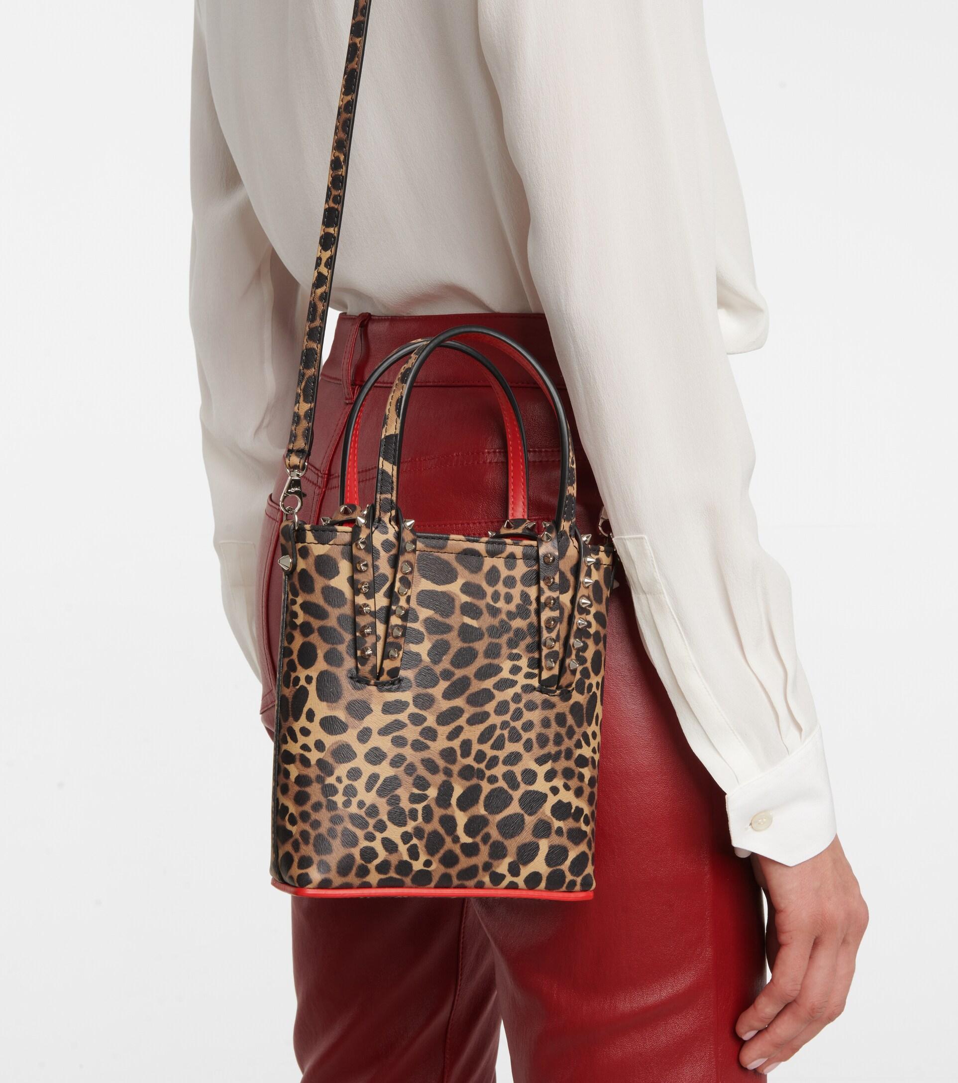 Christian Louboutin Cabarock Mini Leopard Tote Bag