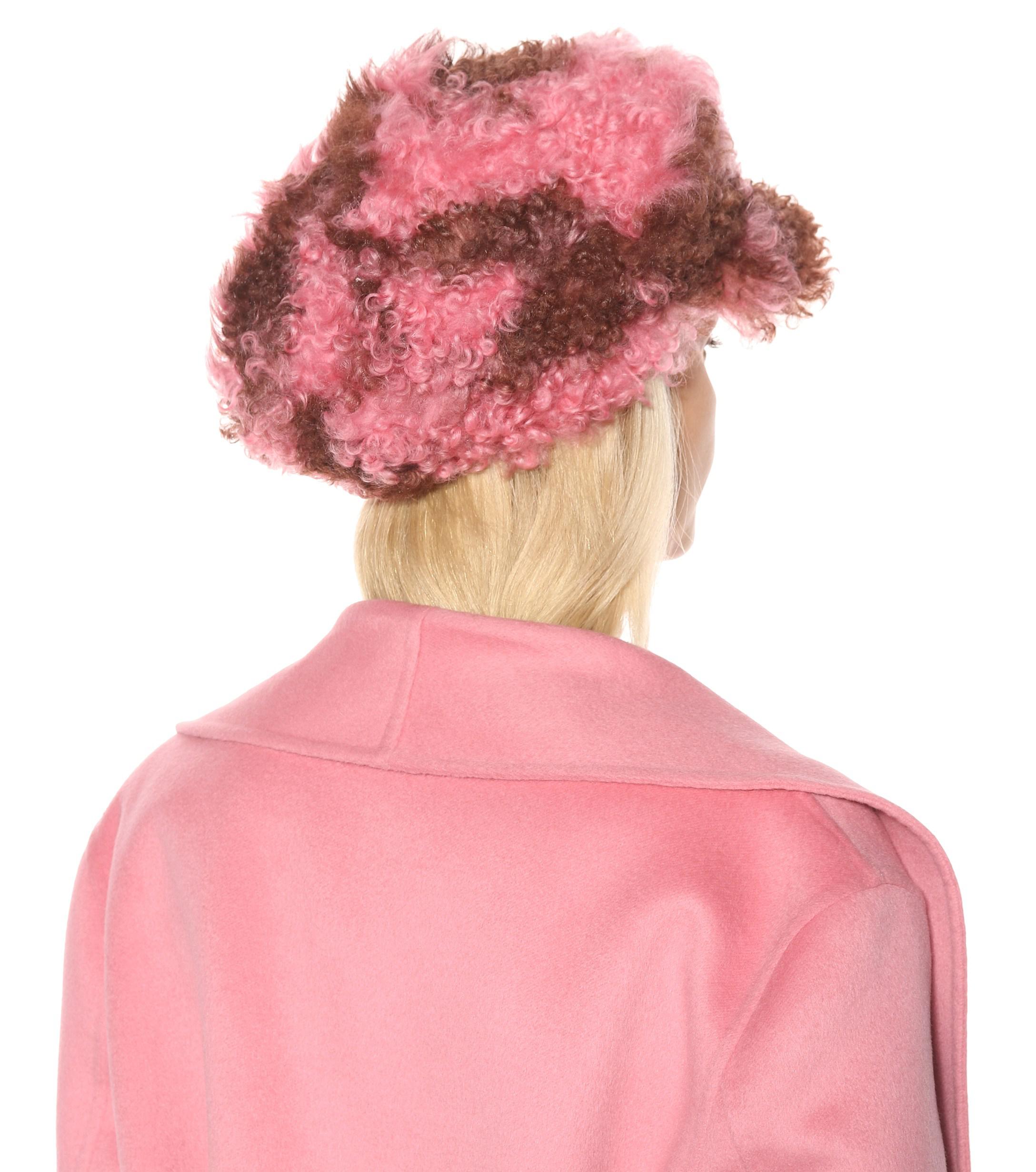 prada fur hat