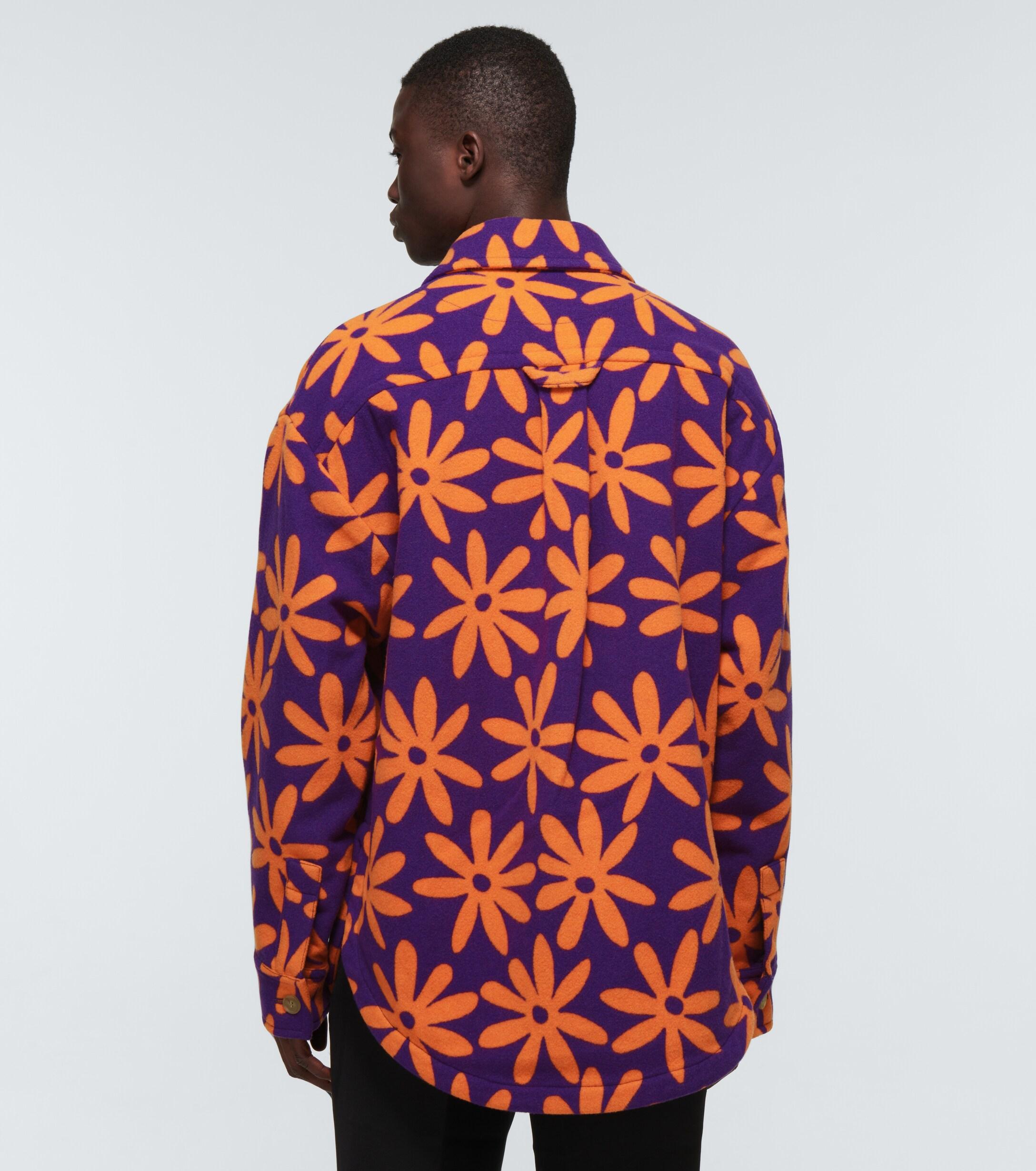 Jacquemus Le Blouson Montagne Printed Jacket in Purple for Men | Lyst