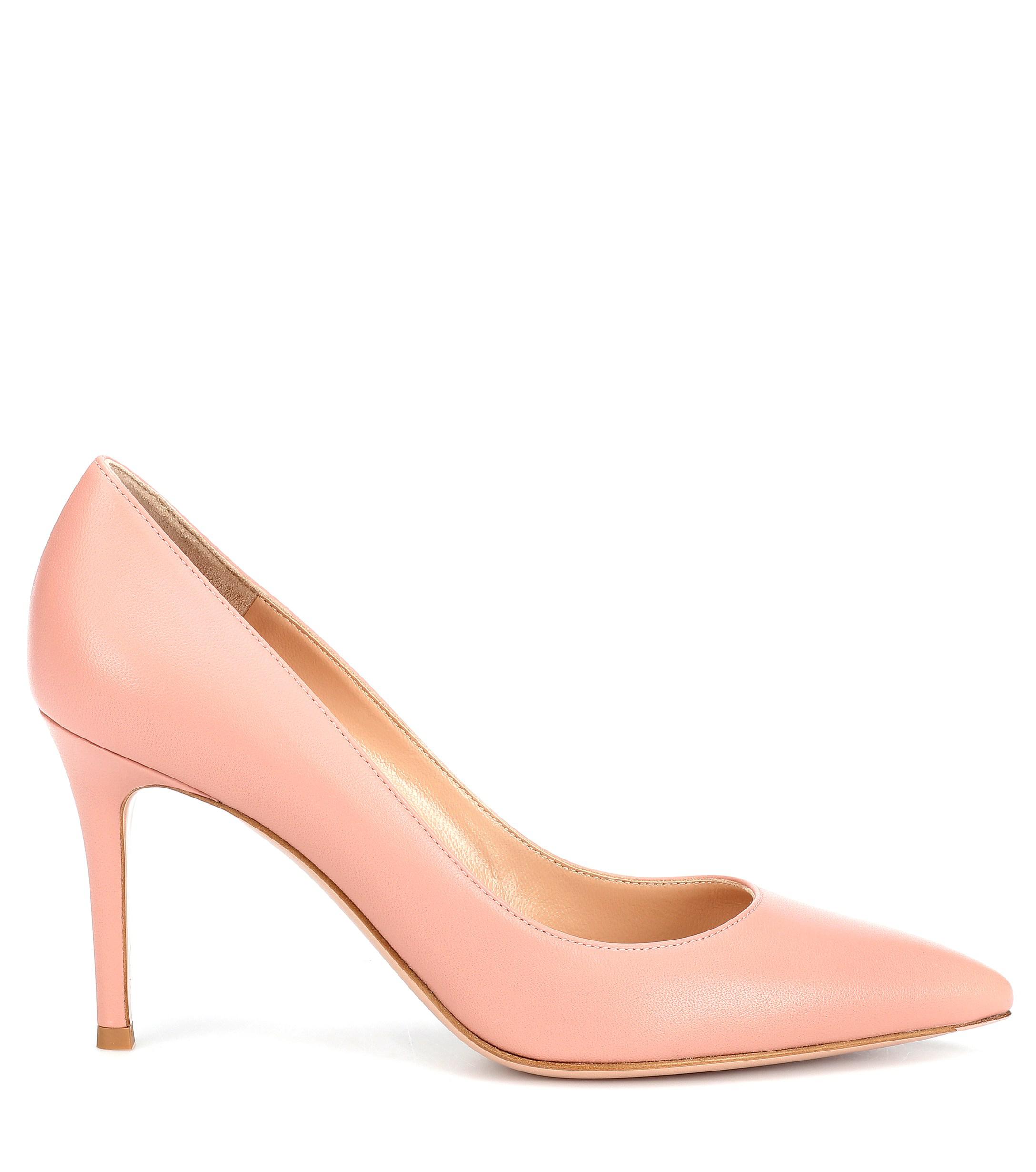Gianvito Rossi Gianvito 85 Leather Pumps in Pink Lyst