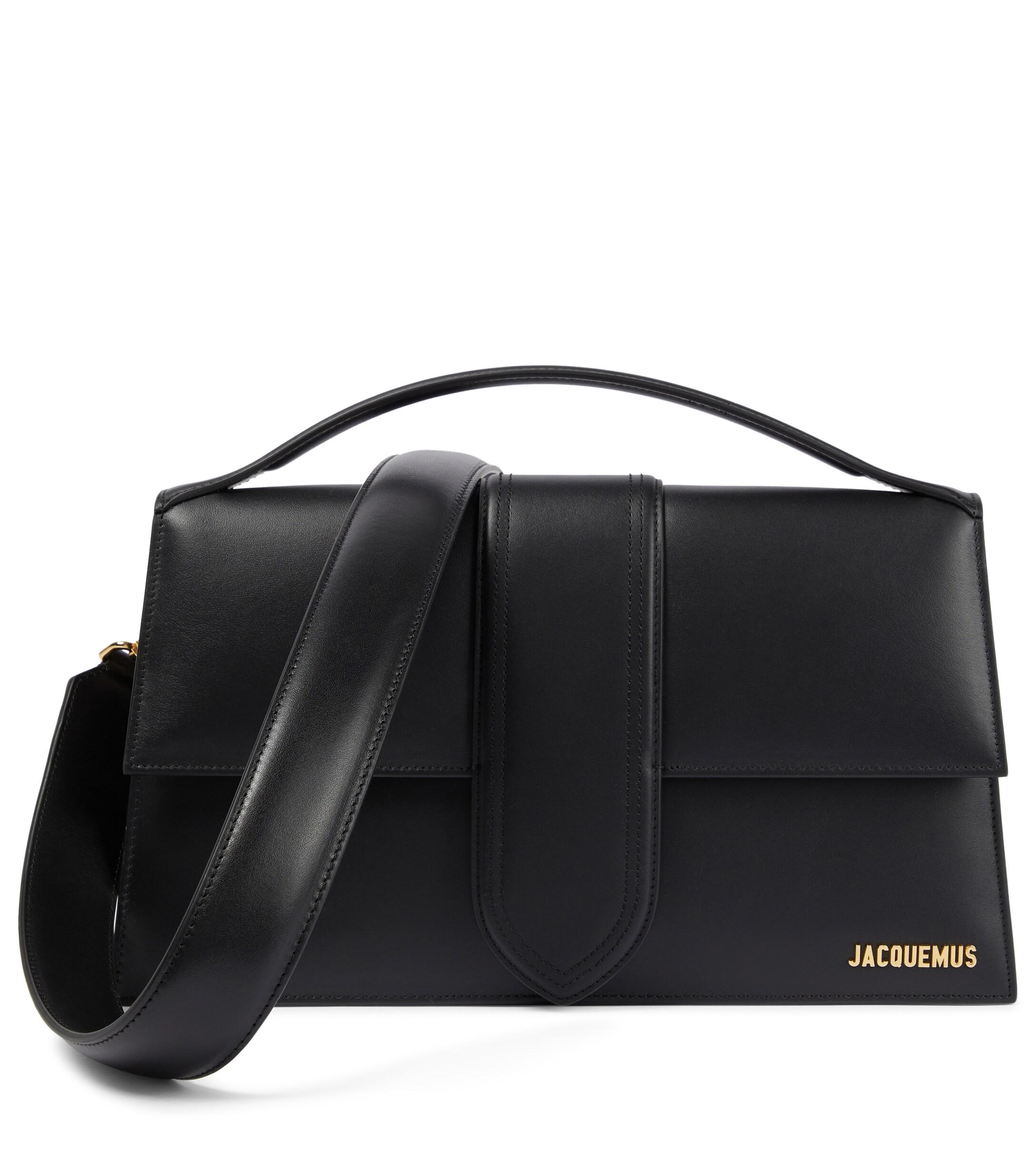 Jacquemus Le Bambinou Leather Shoulder Bag in Black | Lyst UK