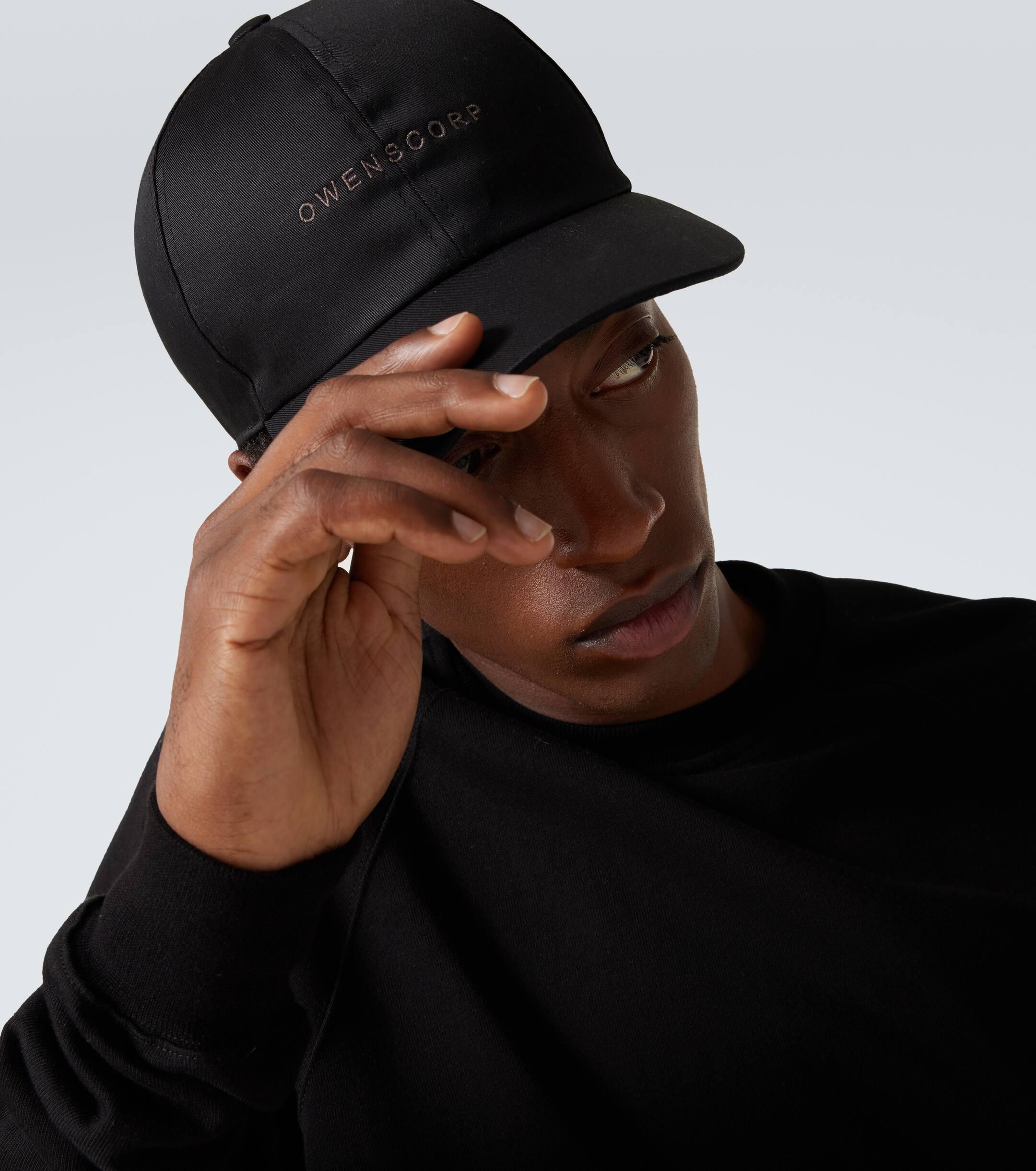 Rick Owens Owenscorp Baseball Cap in Black for Men | Lyst UK