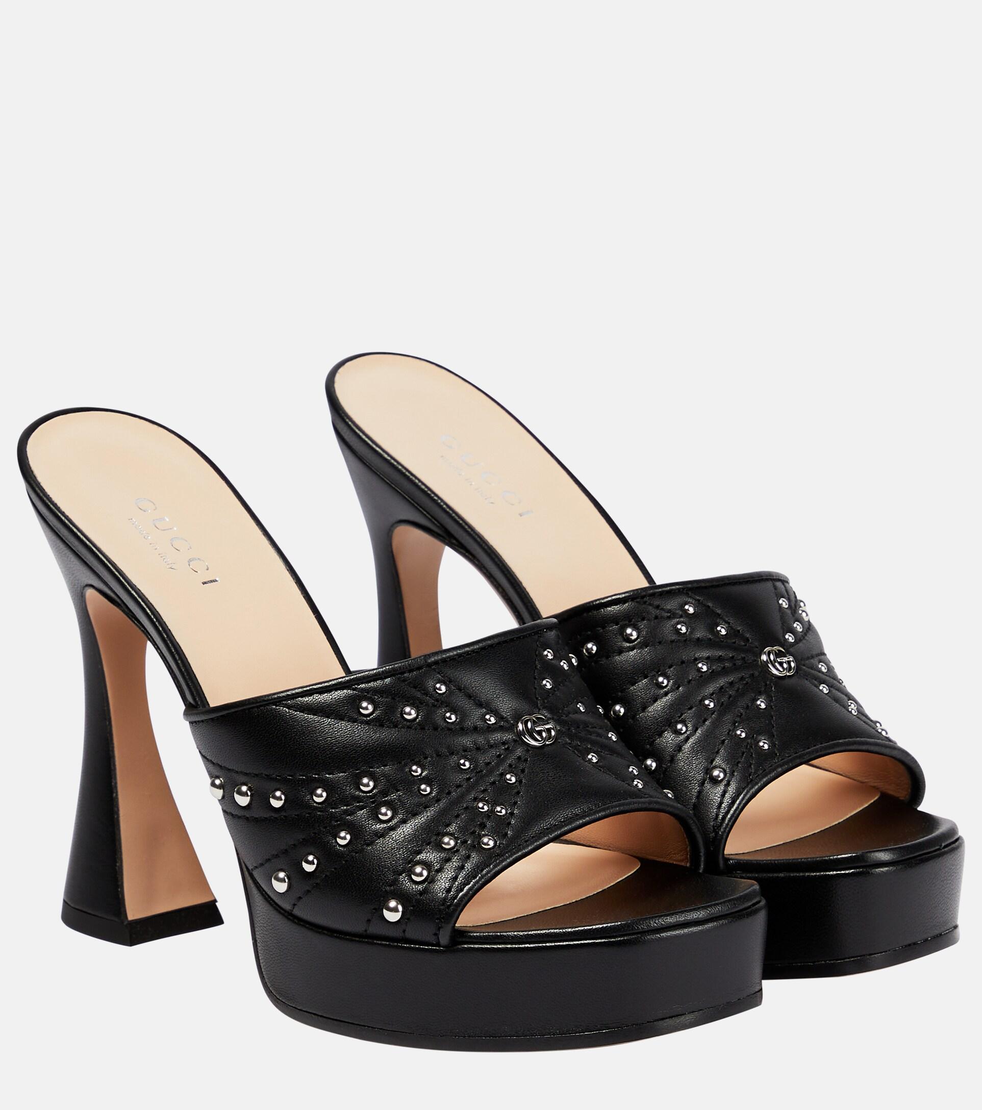 multicolor gucci sandals