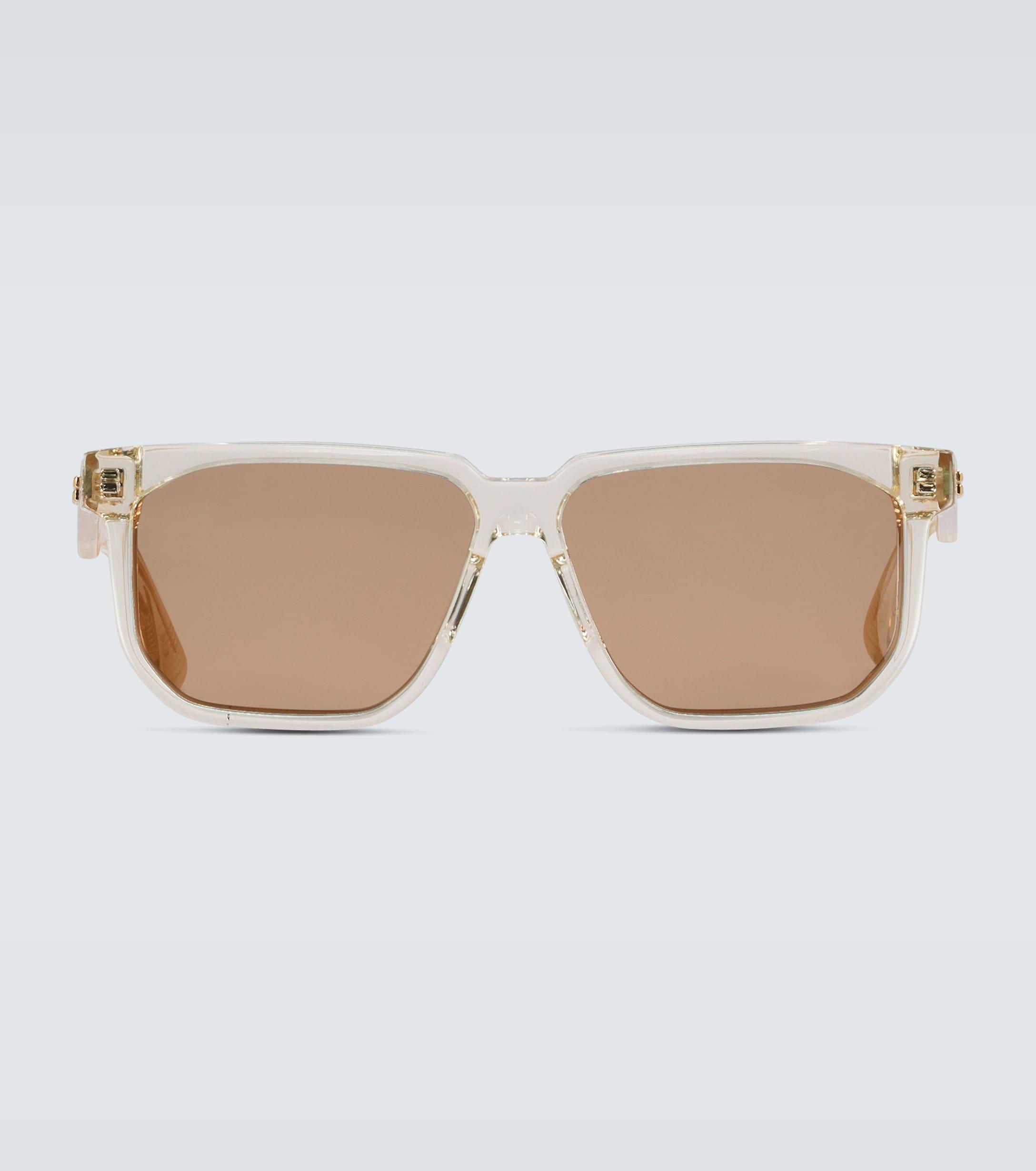 bottega veneta square frame acetate sunglasses