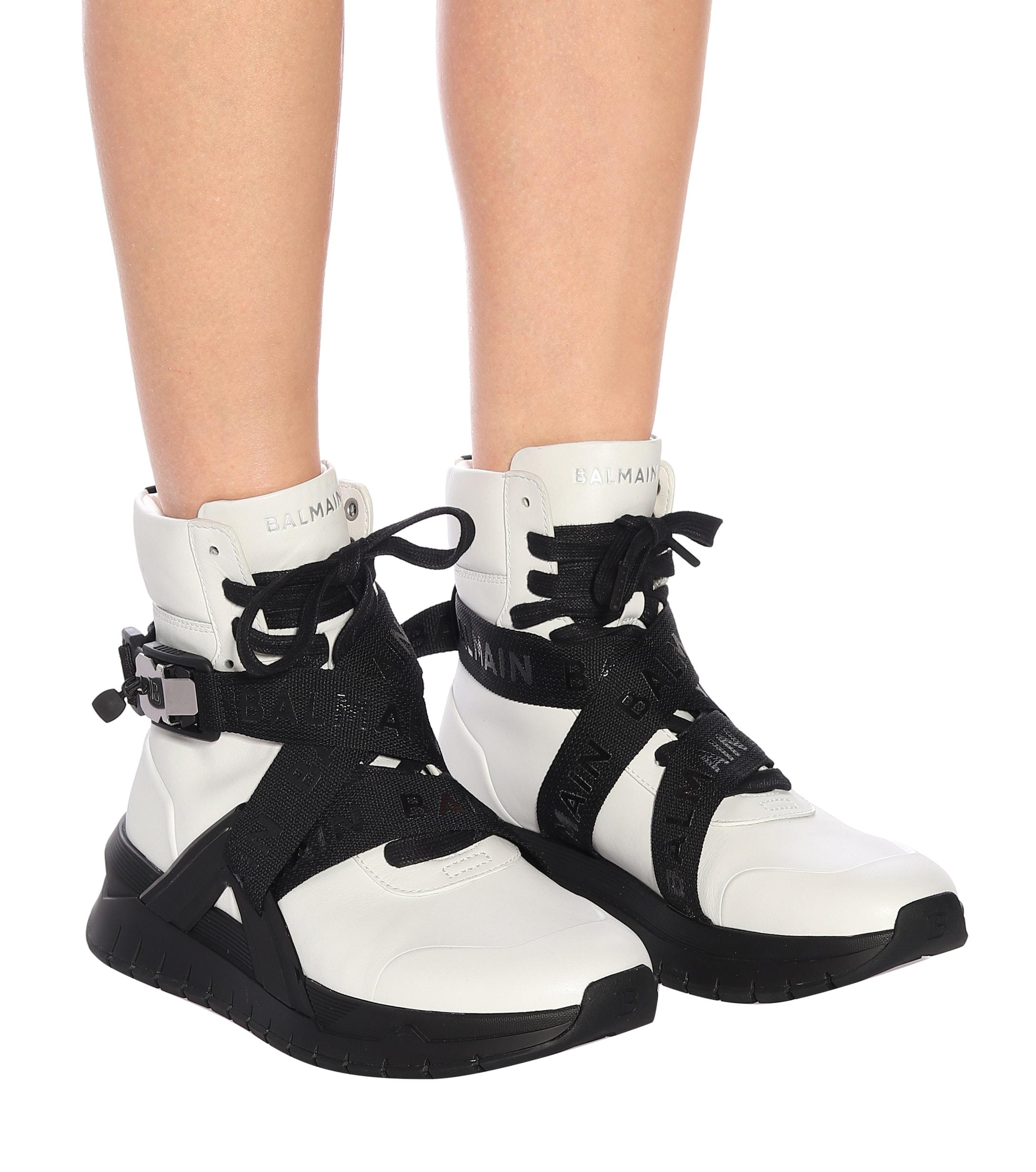 balmain troop strap trainer