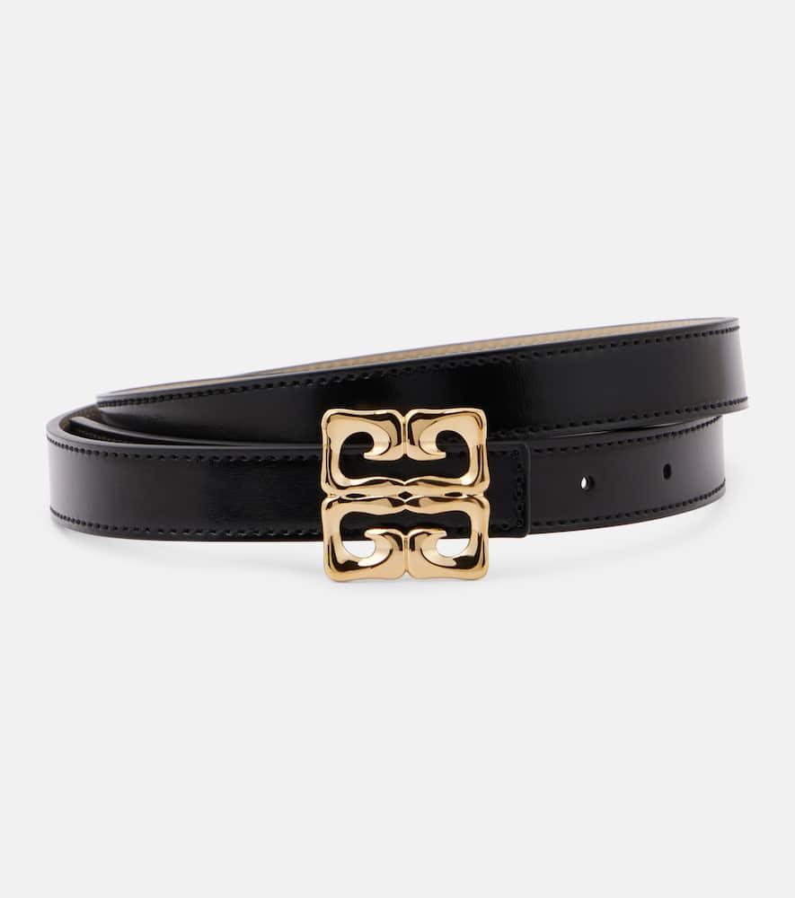 Givenchy 4G Liquid Reversible Leather Belt in Black | Lyst UK