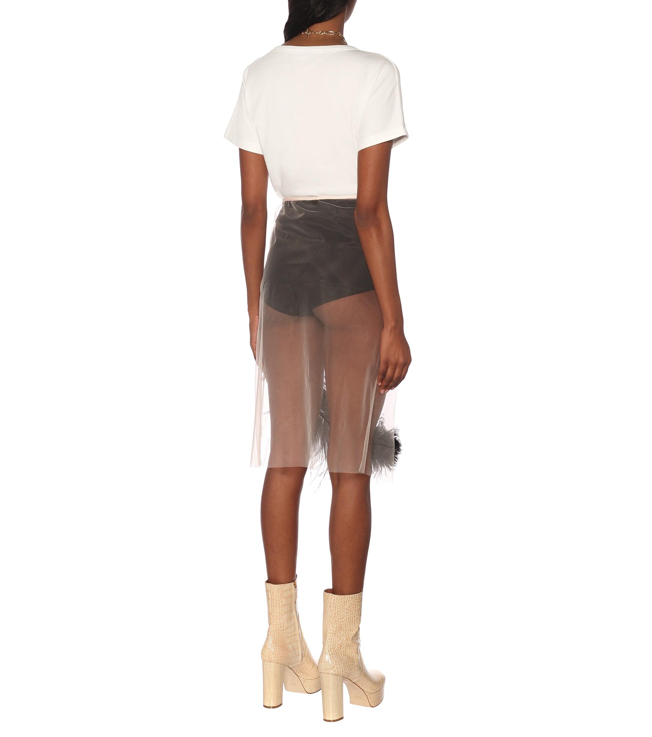 dries van noten tulle skirt