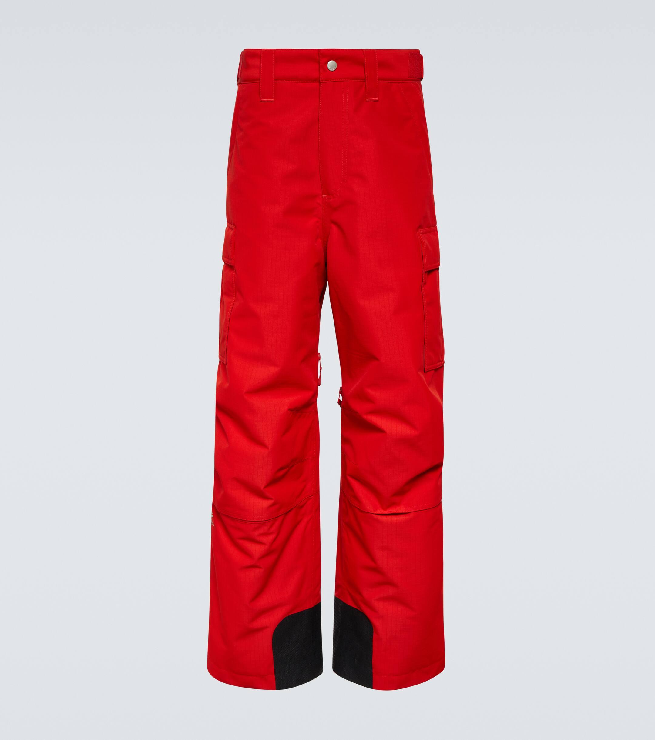 Balenciaga 3b Sports Icon Ski Cargo Pants in Red for Men Lyst UK
