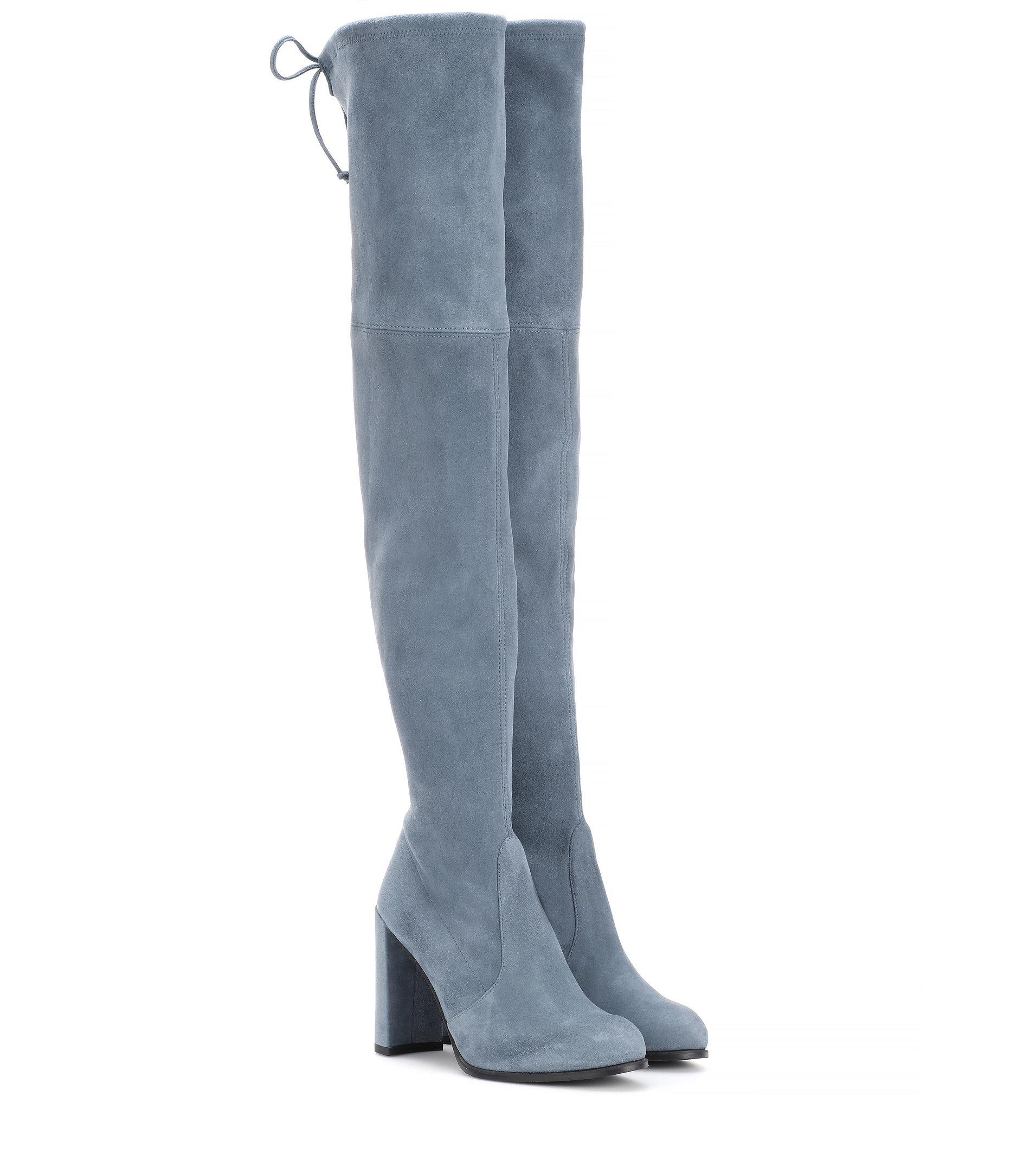 stuart weitzman hiline boots grey