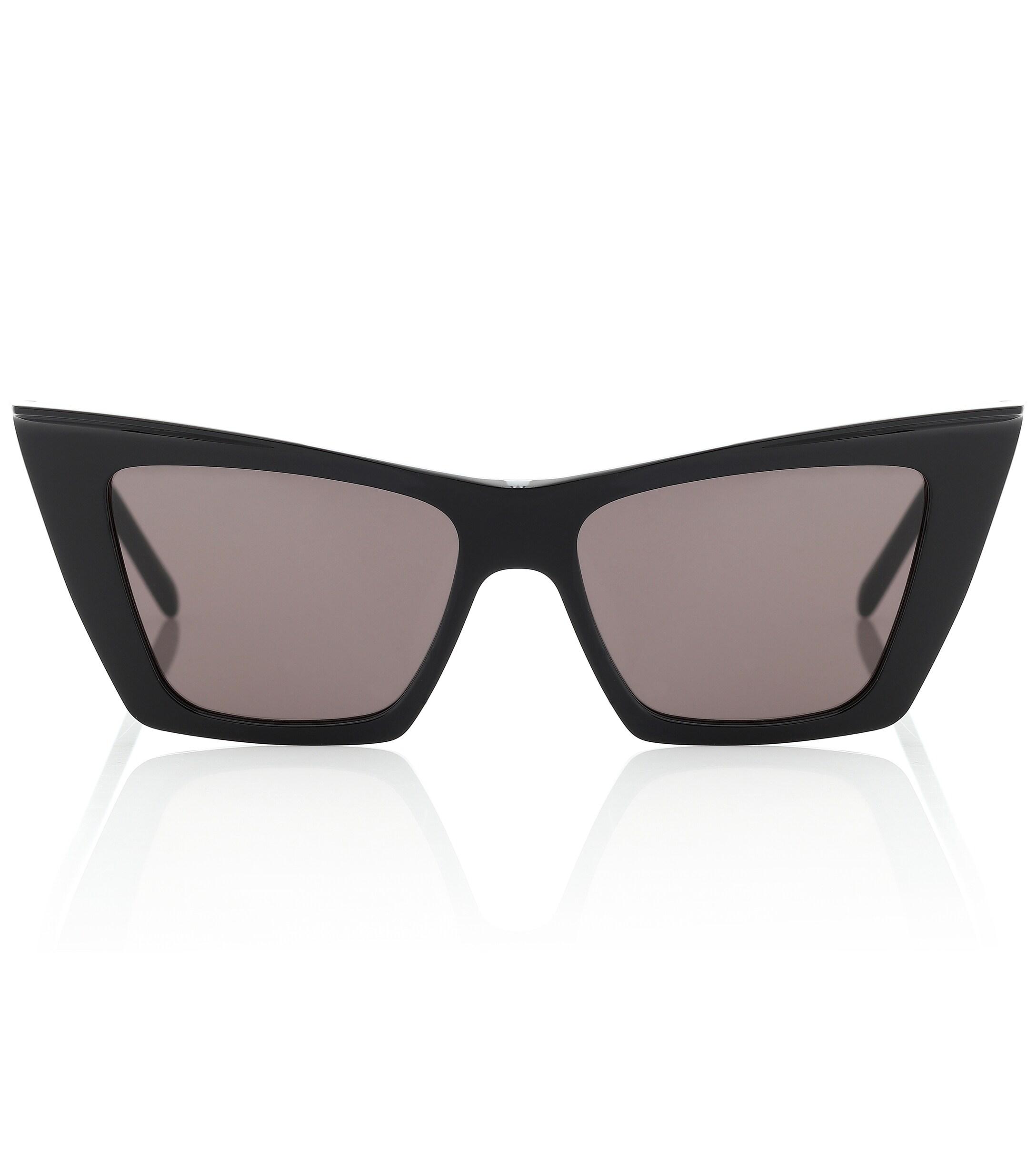 saint laurent narrow cat eye sunglasses
