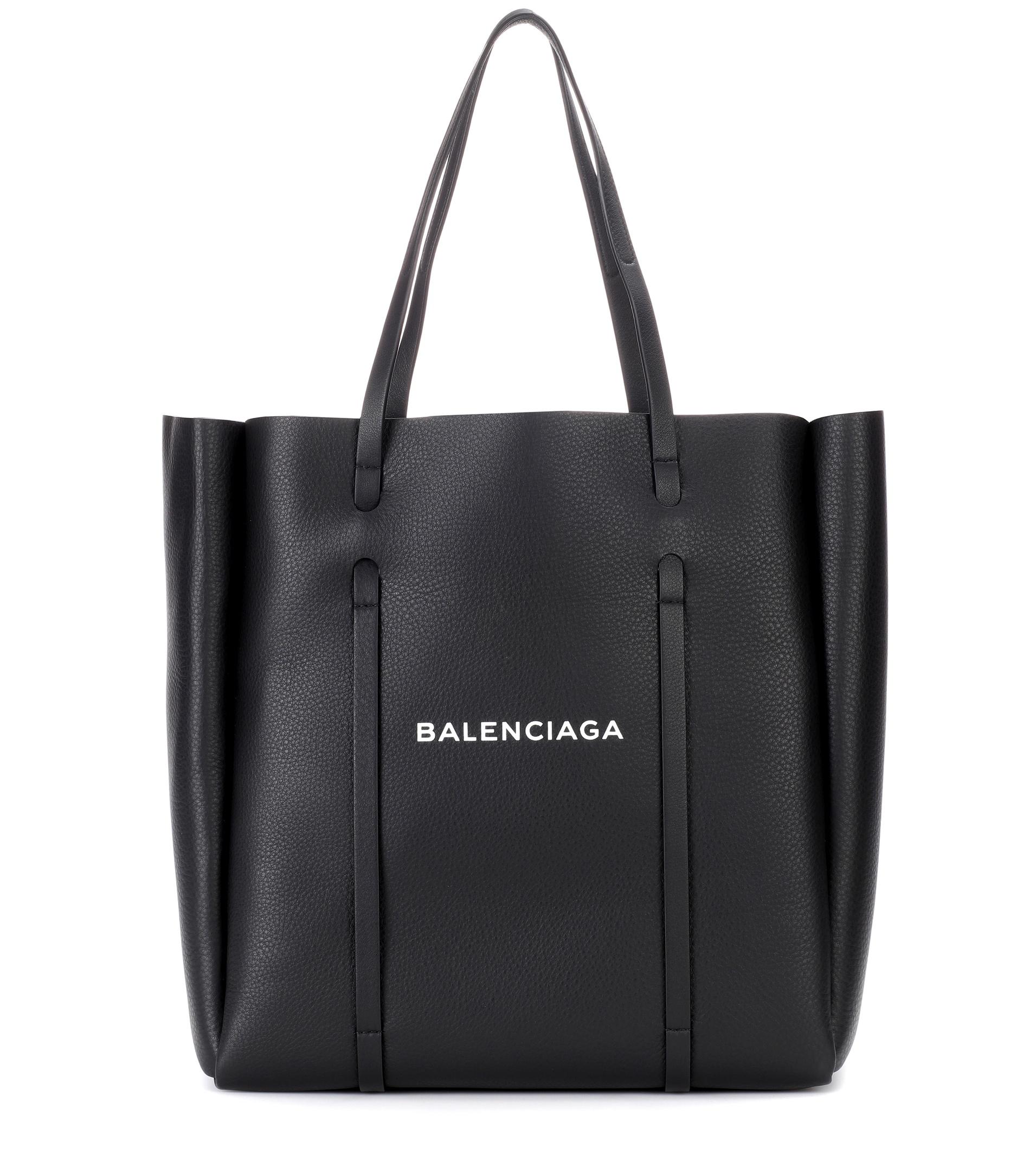 Balenciaga Everyday Tote Large Leather Tote in Black | Lyst