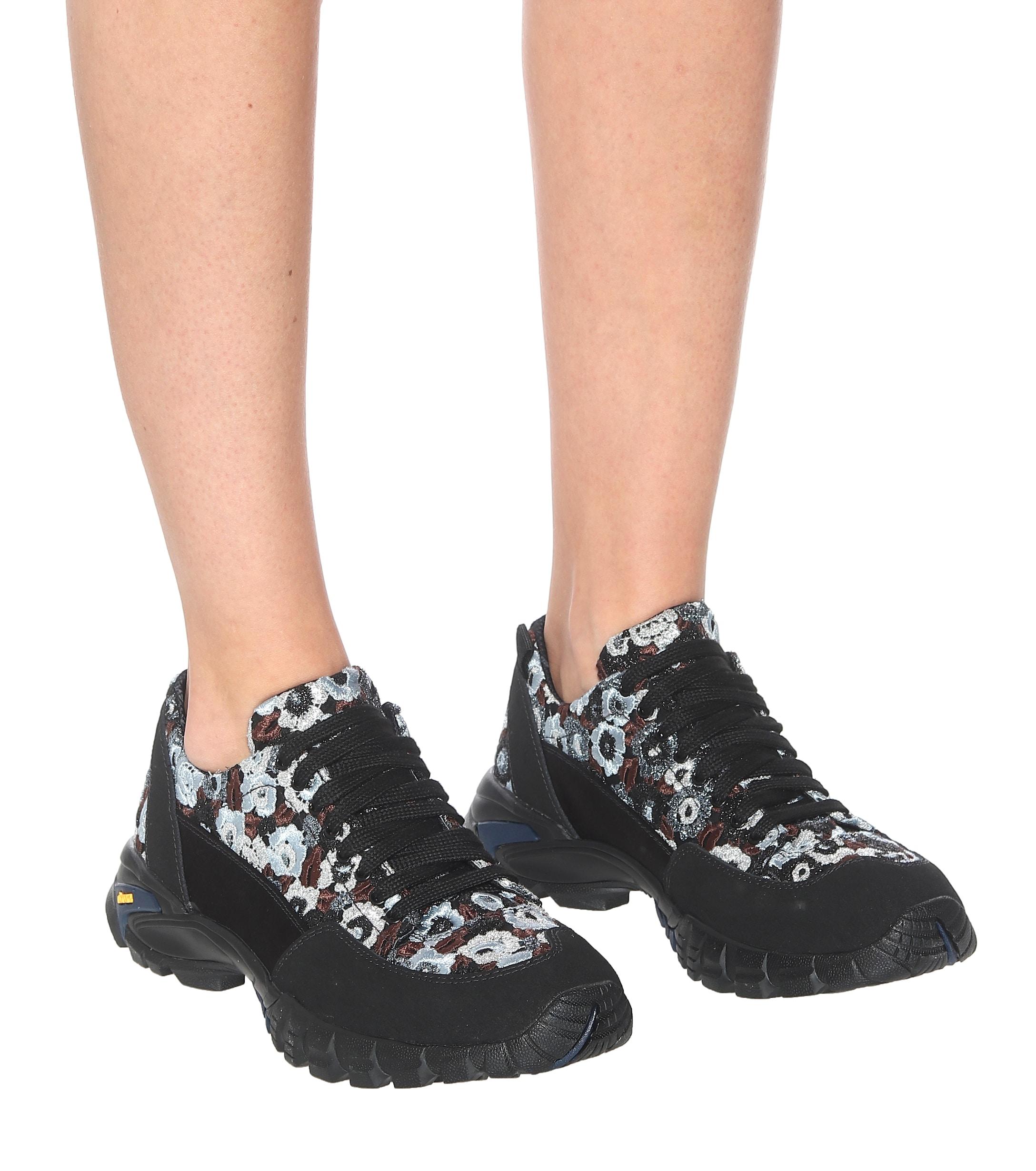 Cecilie Bahnsen X Diemme Max Macrame Lace Sneakers in Black | Lyst Canada