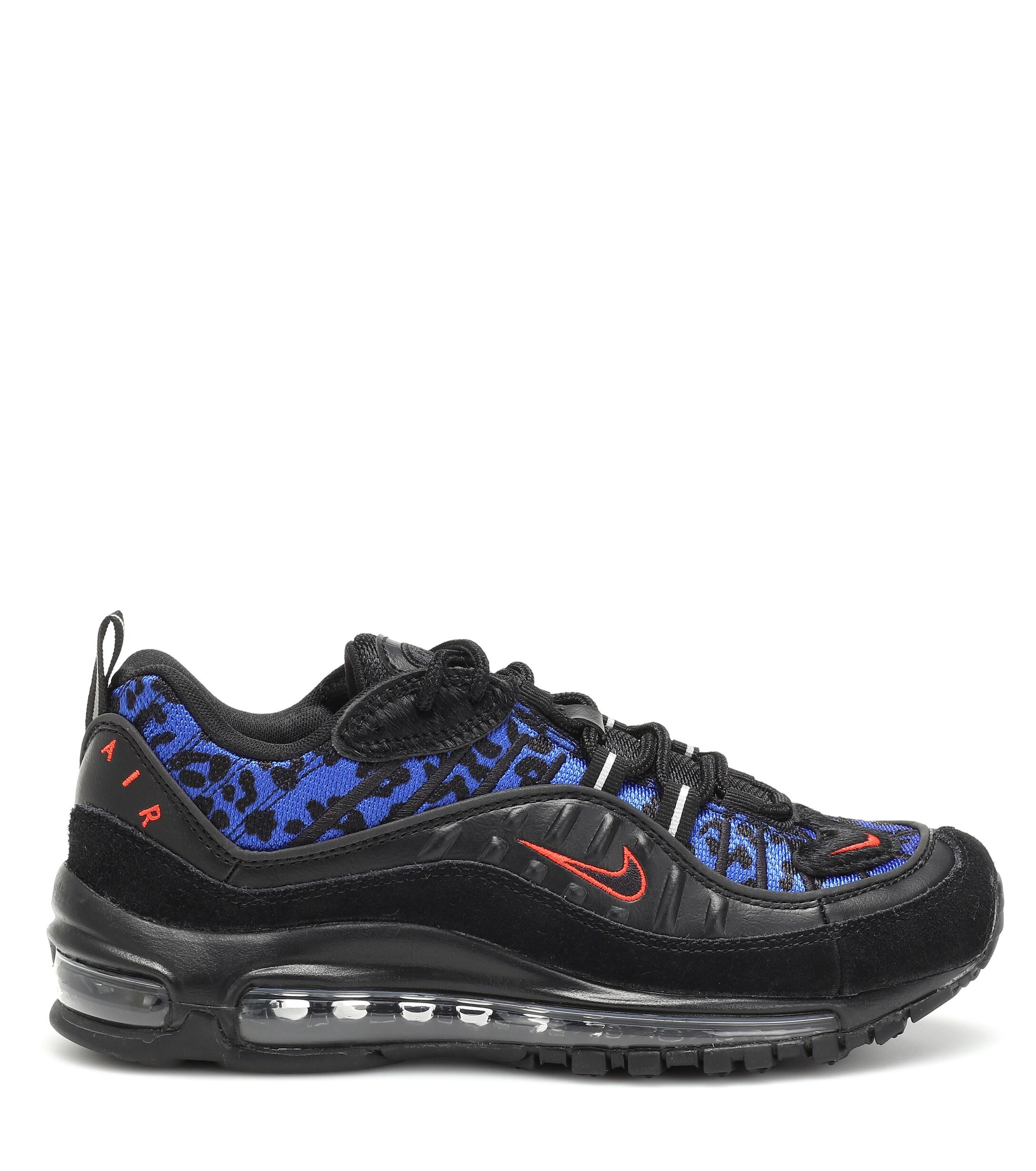 Nike Leather Air Max 98 Premium W 'animal Pack' in Black | Lyst