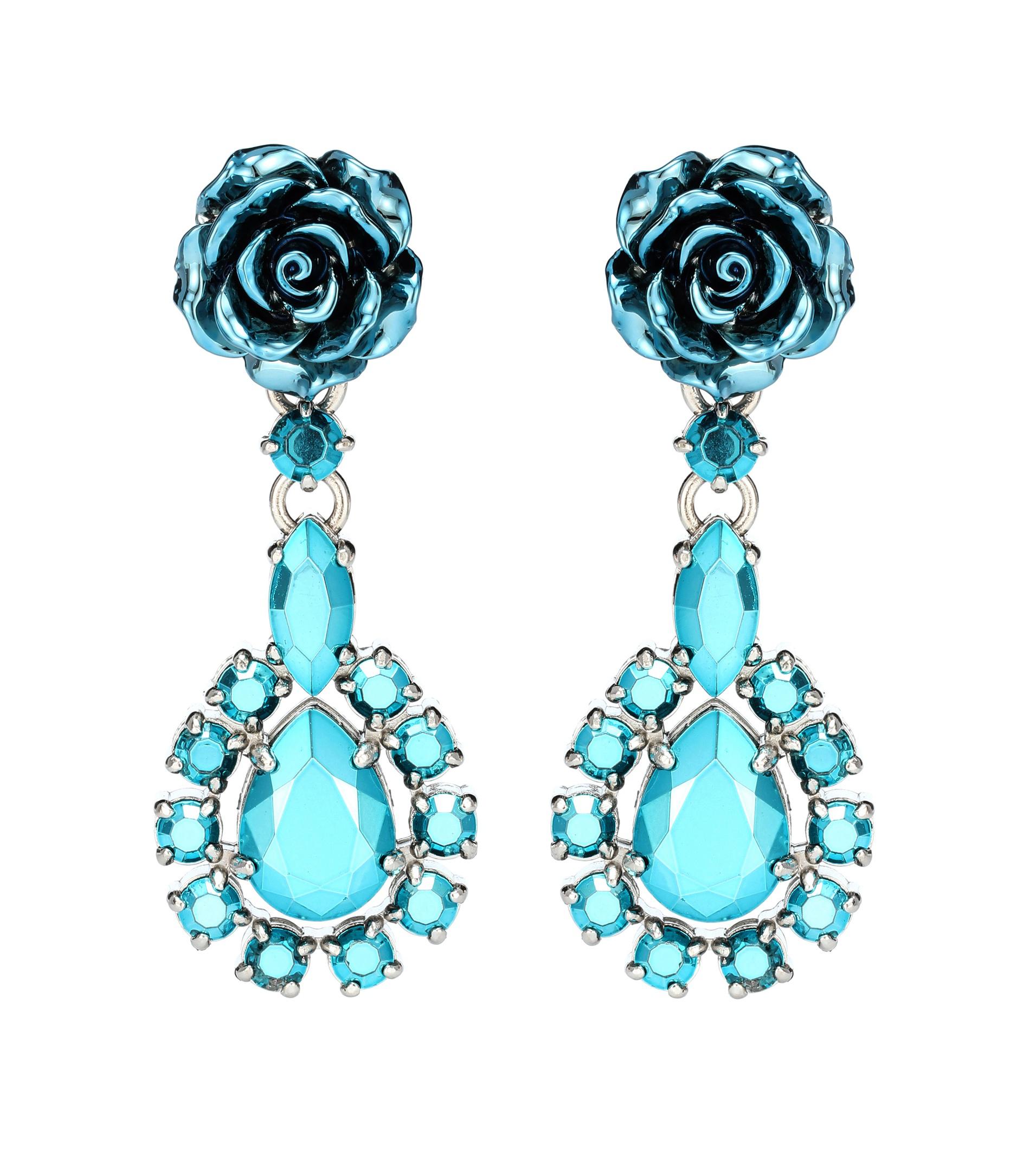 prada flower earrings