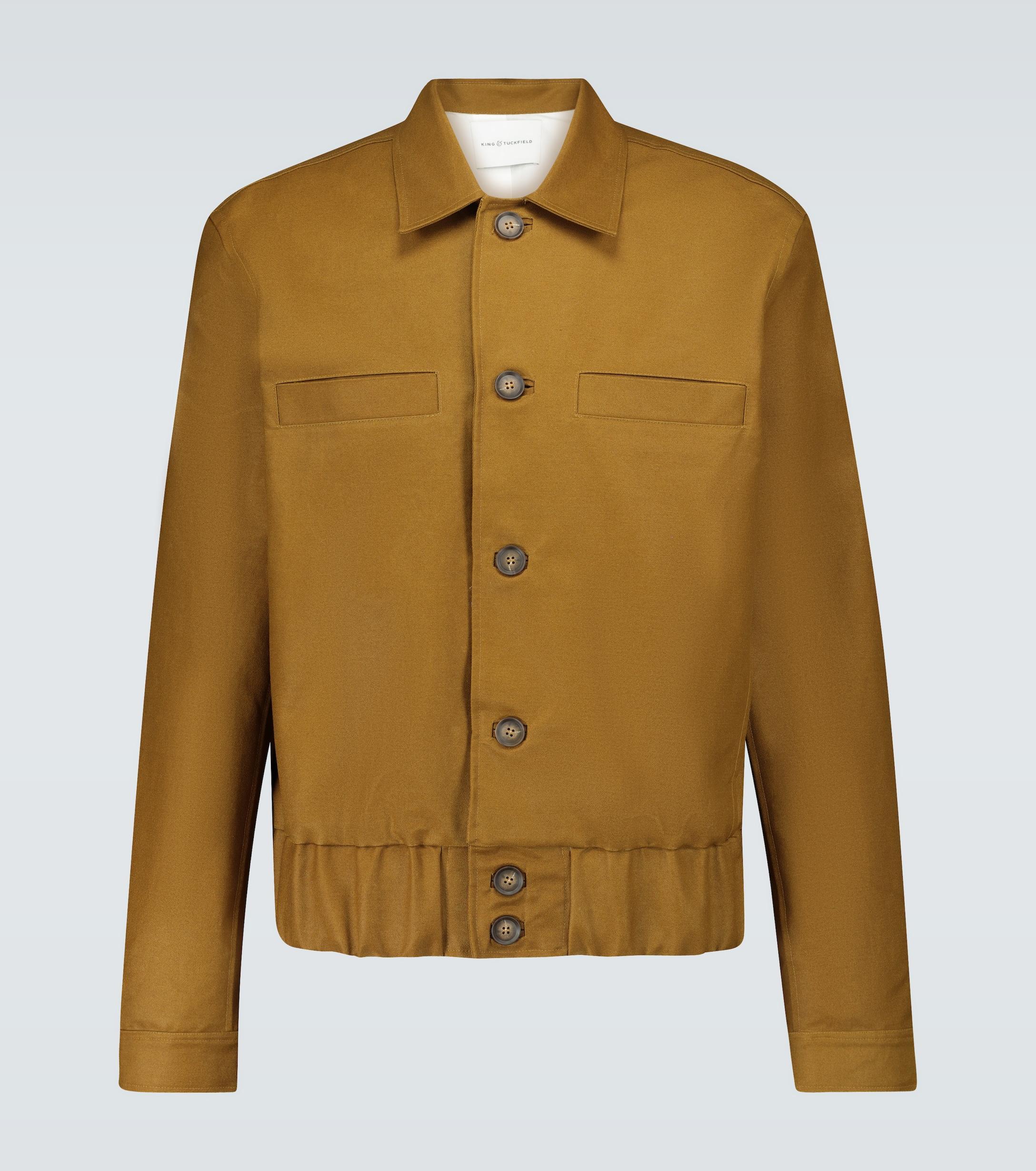 King & Tuckfield Cotton Harrington Jacket in Brown for Men - Lyst