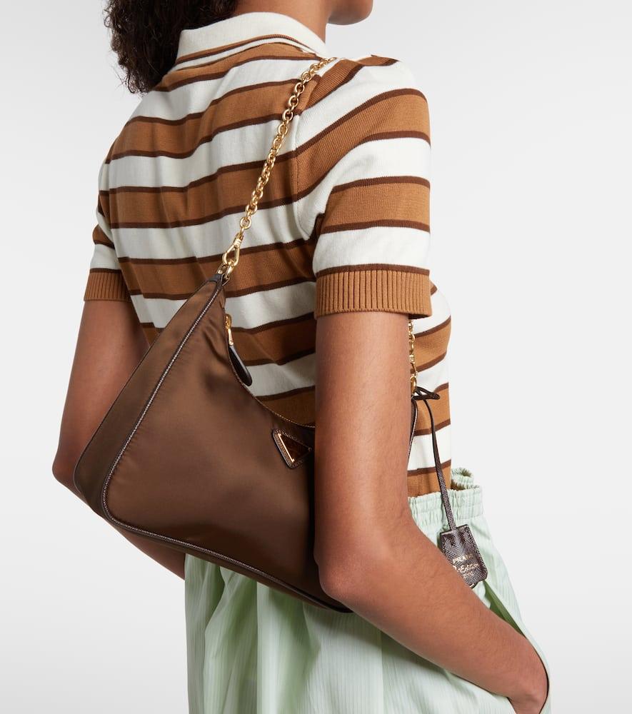 Prada Re-Edition 2005 Re-Nylon Shoulder Bag in Brown Lyst UK