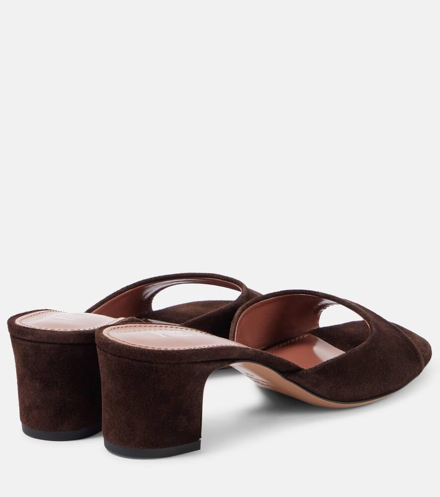 Paris Texas Lara 50 Suede Mules in Brown | Lyst UK