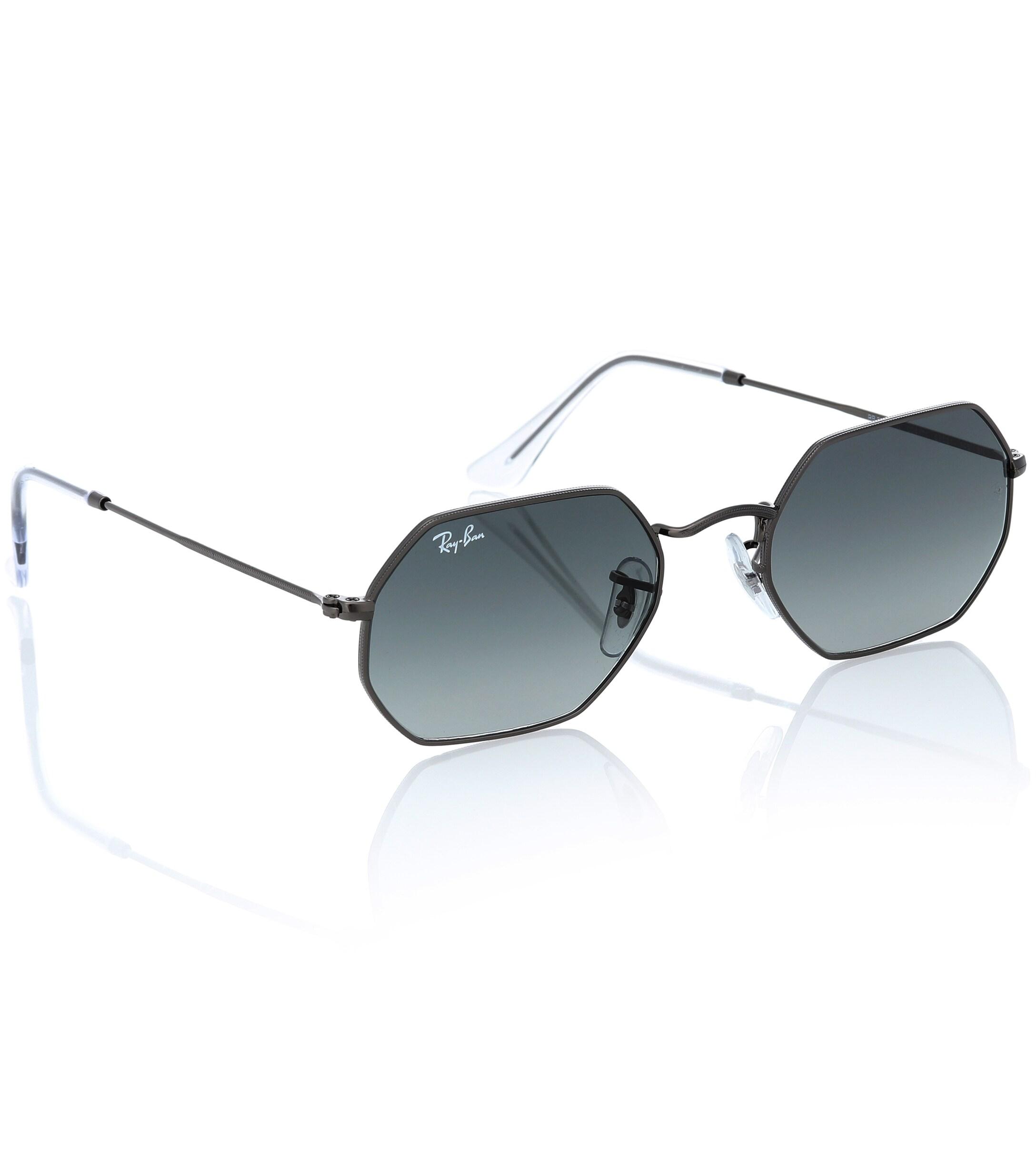 ray ban octagonal blue gradient