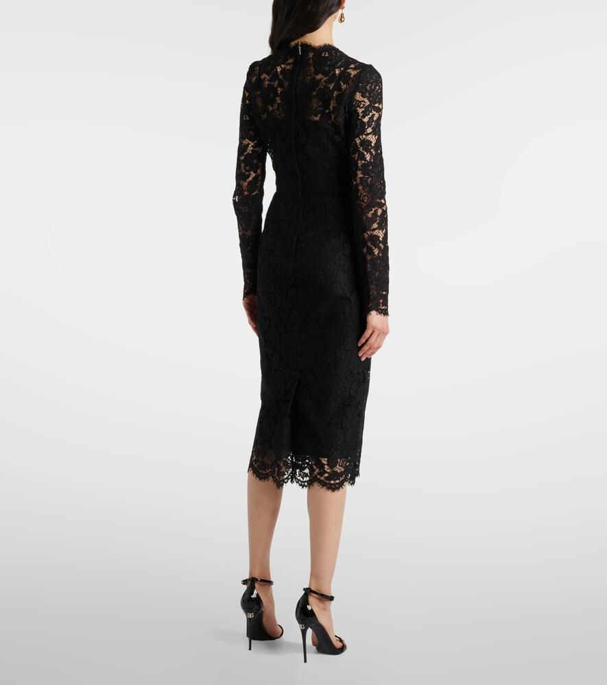 d&g black dress Vintage D&G Black Lace Bodycon Slip Dress Size M