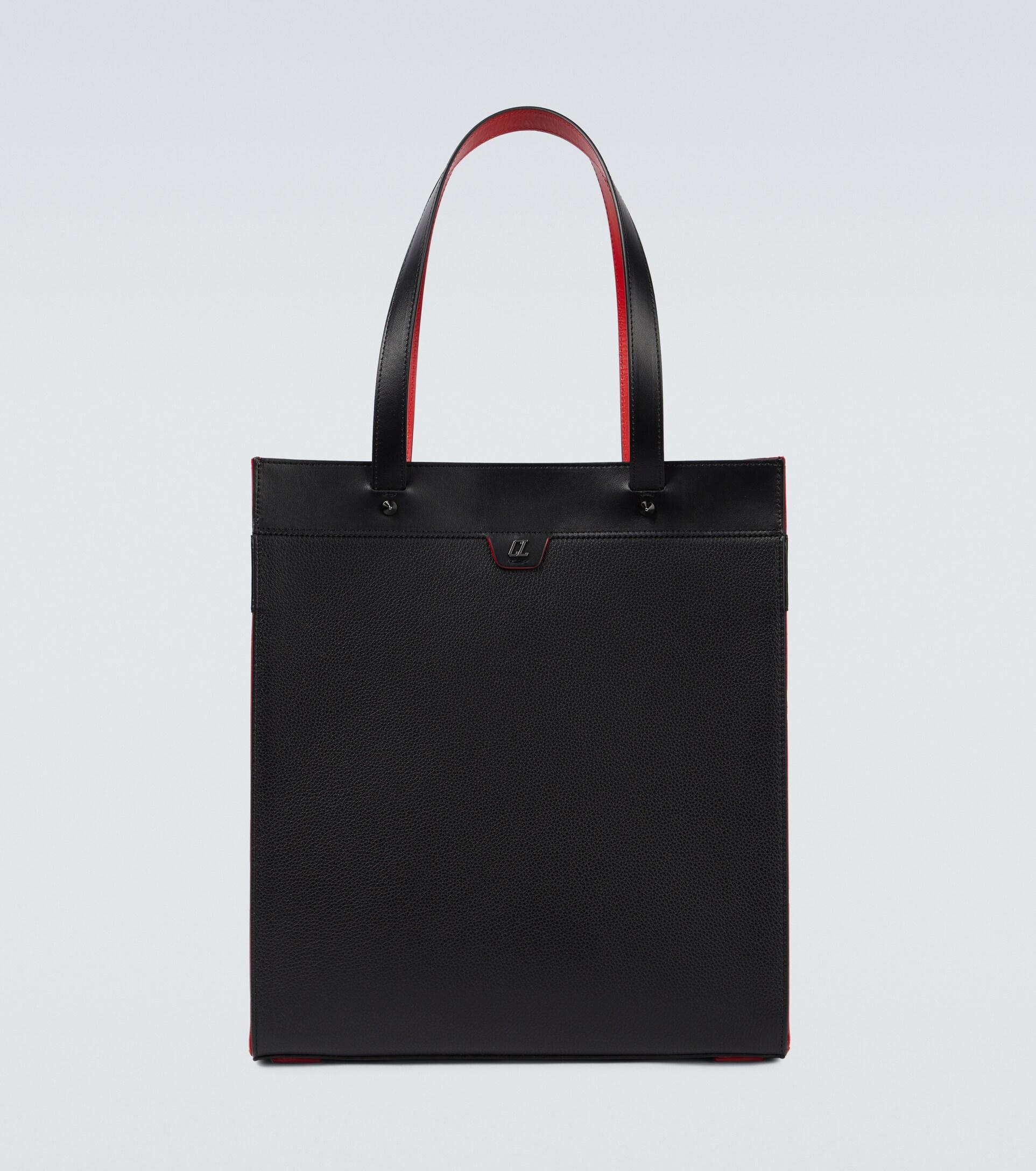 Christian Louboutin Ruistote Leather Bag in Black for Men | Lyst