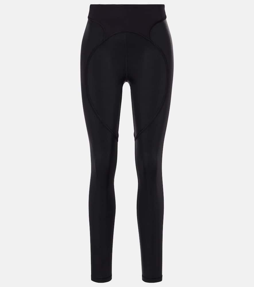 パンツ STELLA MCCARTNEY NYLON BLEND LEGGINGS WITH LOGO PRINT WMNS) adidas x Stella Mccartney Logo-print High-waisted