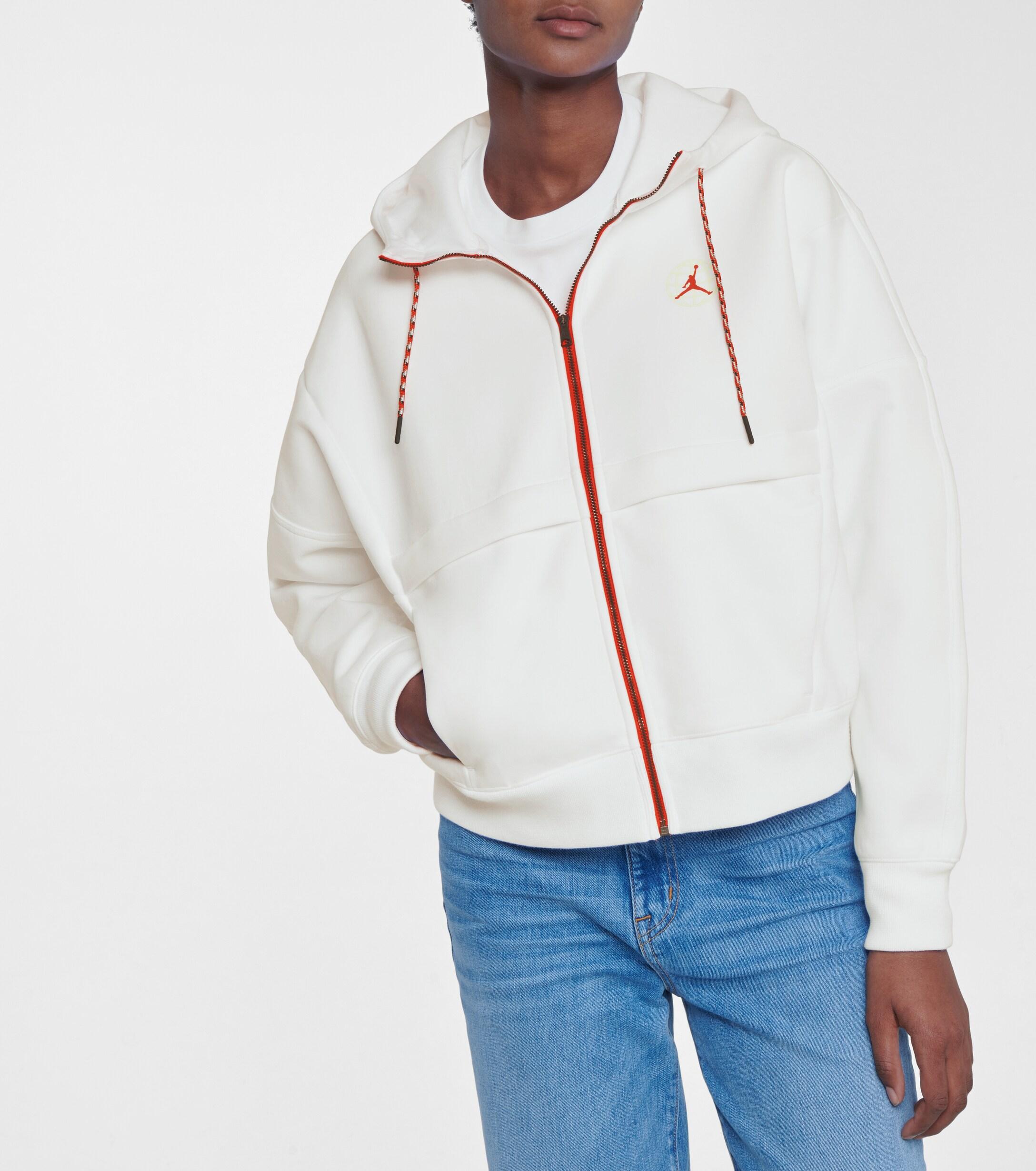 Nike Jordan Winter Utility Fleece Hoodie in White | Lyst