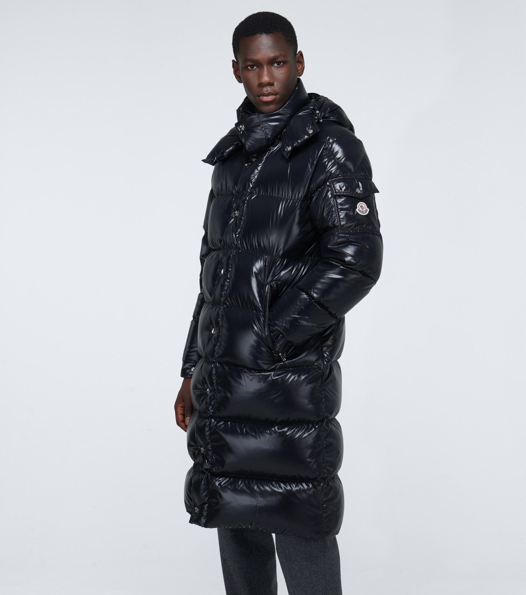 moncler black parka