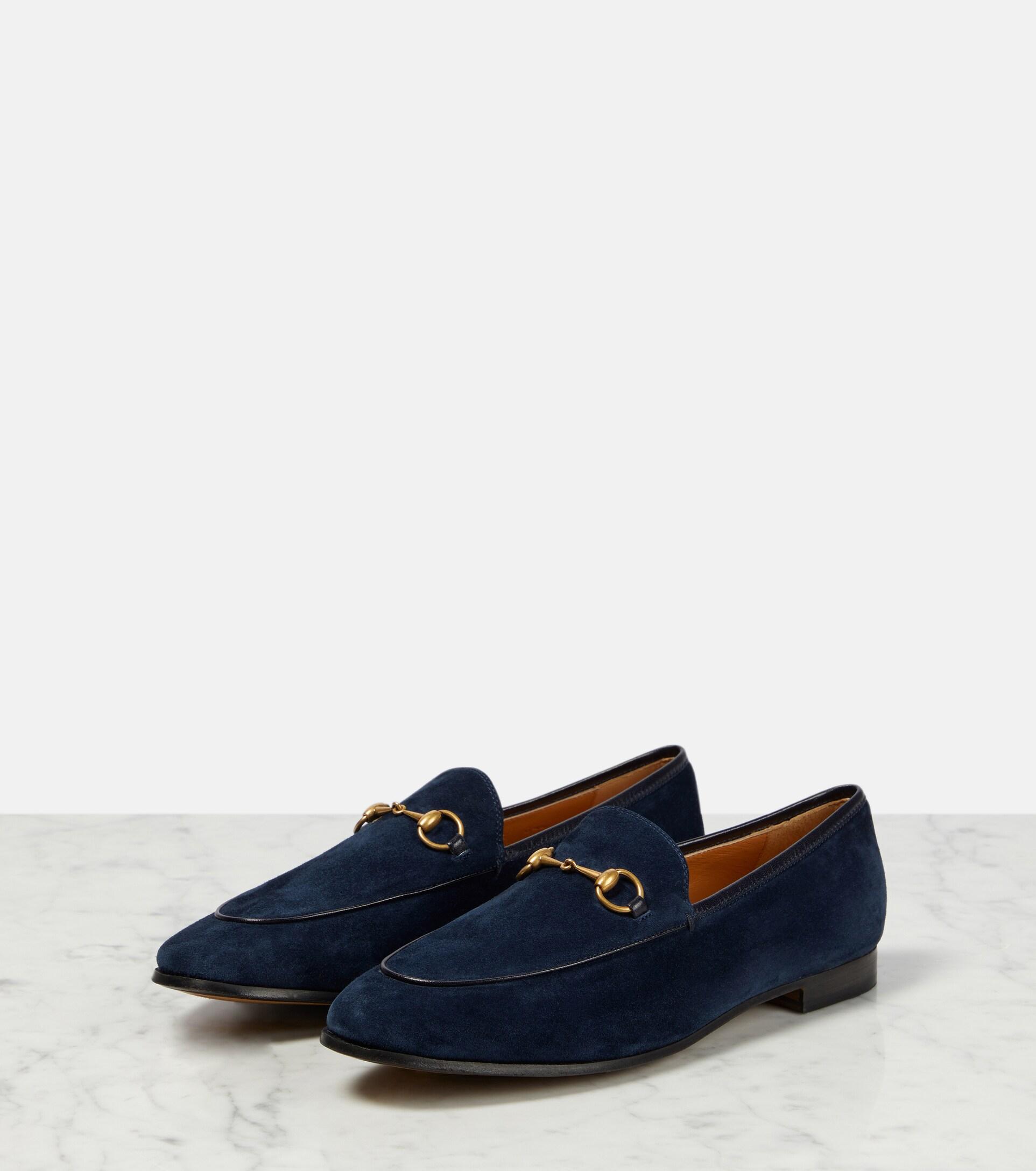 Gucci Jordaan Loafer in Blue | Lyst