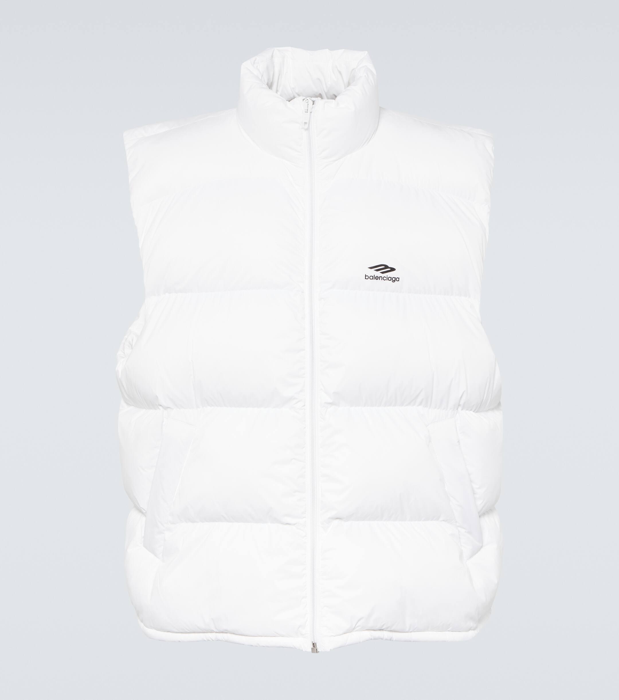 Balenciaga 3b Ski Puffer Vest in White for Men Lyst UK