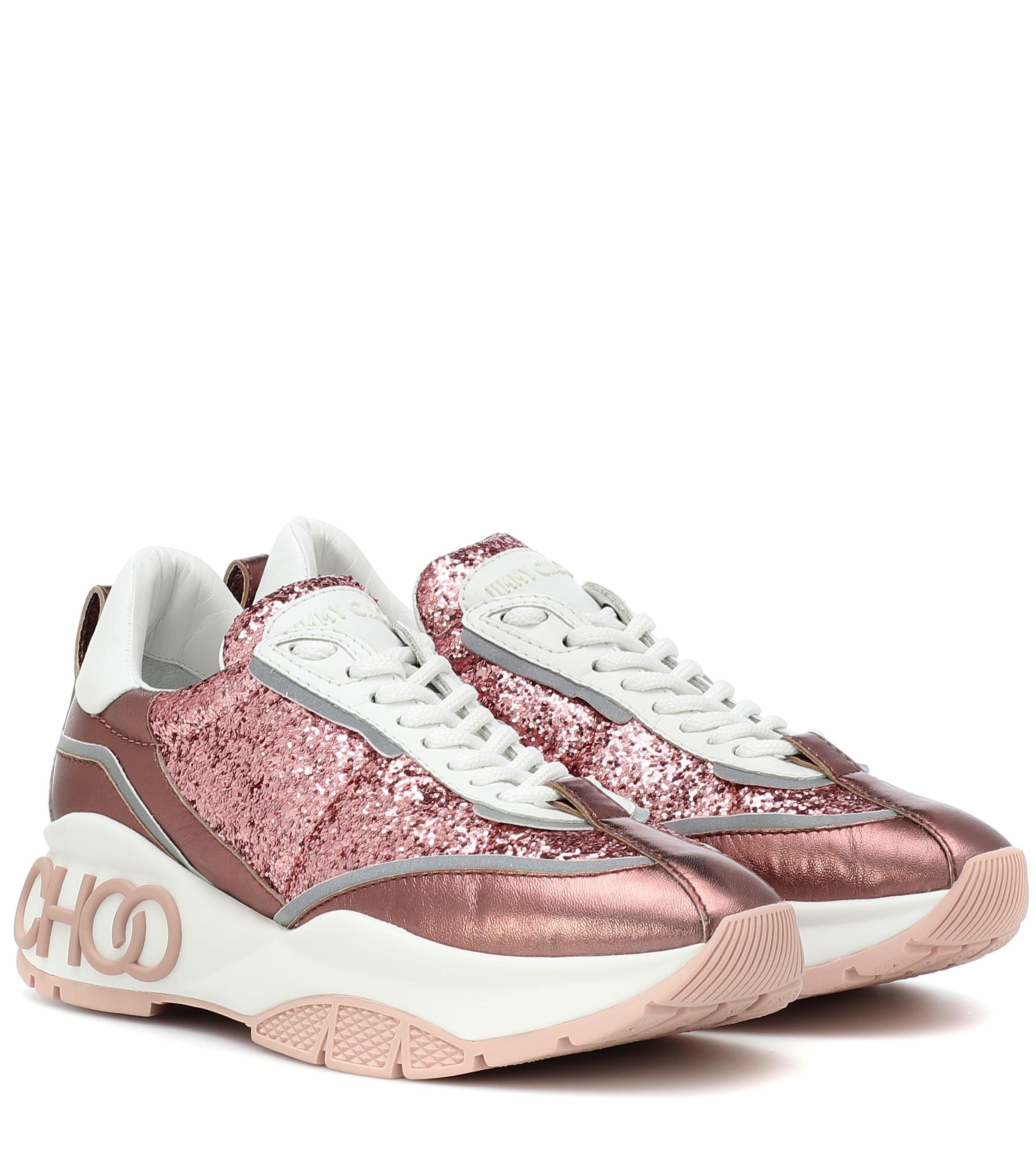 jimmy choo sneakers pink