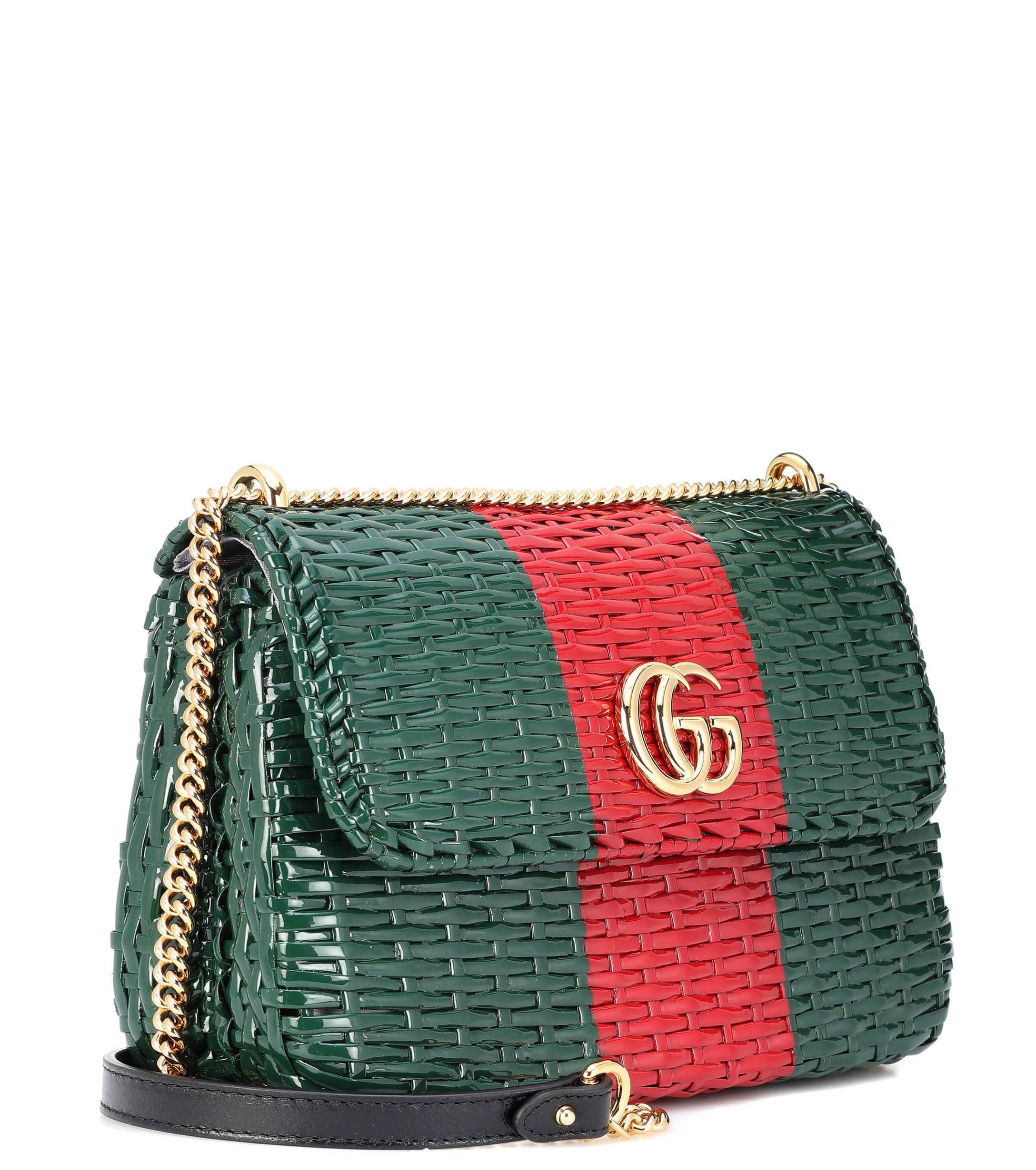 Gucci Web Wicker Mini Shoulder Bag in 