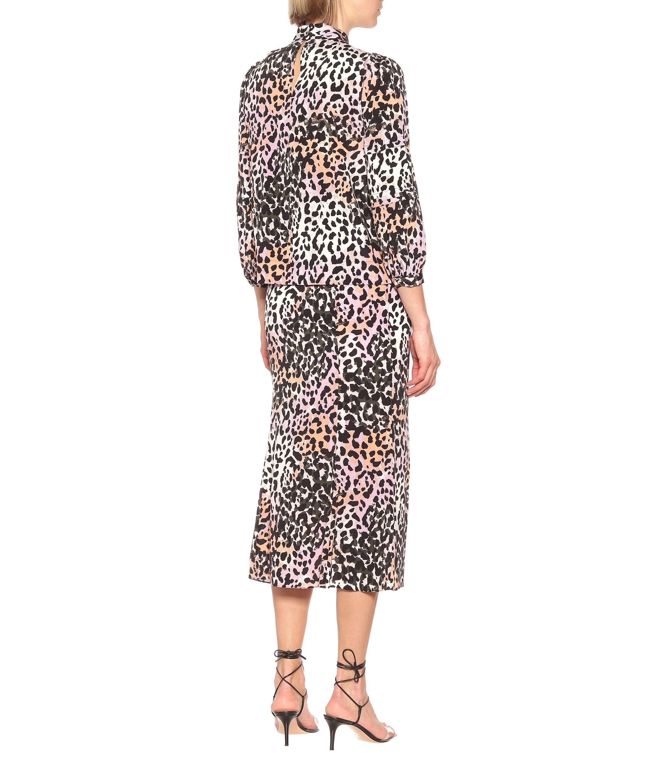 veronica beard leopard top