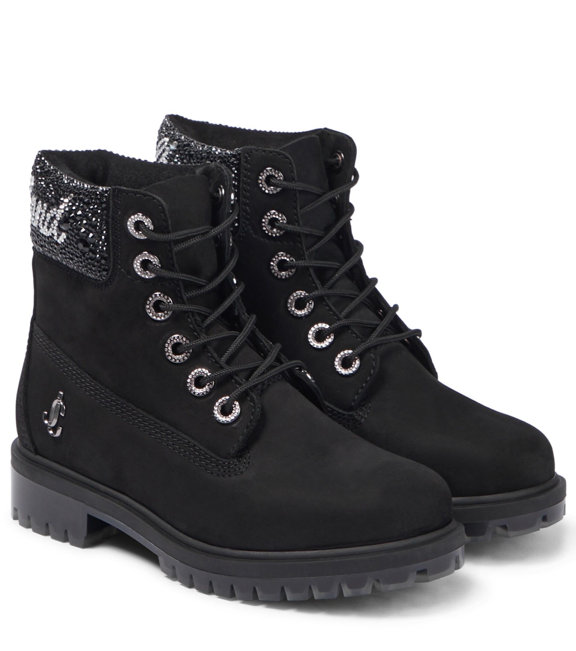 Jimmy Choo X Timberland Embellished Swarovski Boots In Black Lyst jimmy-choo-x-timberland-embellished-swarovski-boots-in-black-lyst