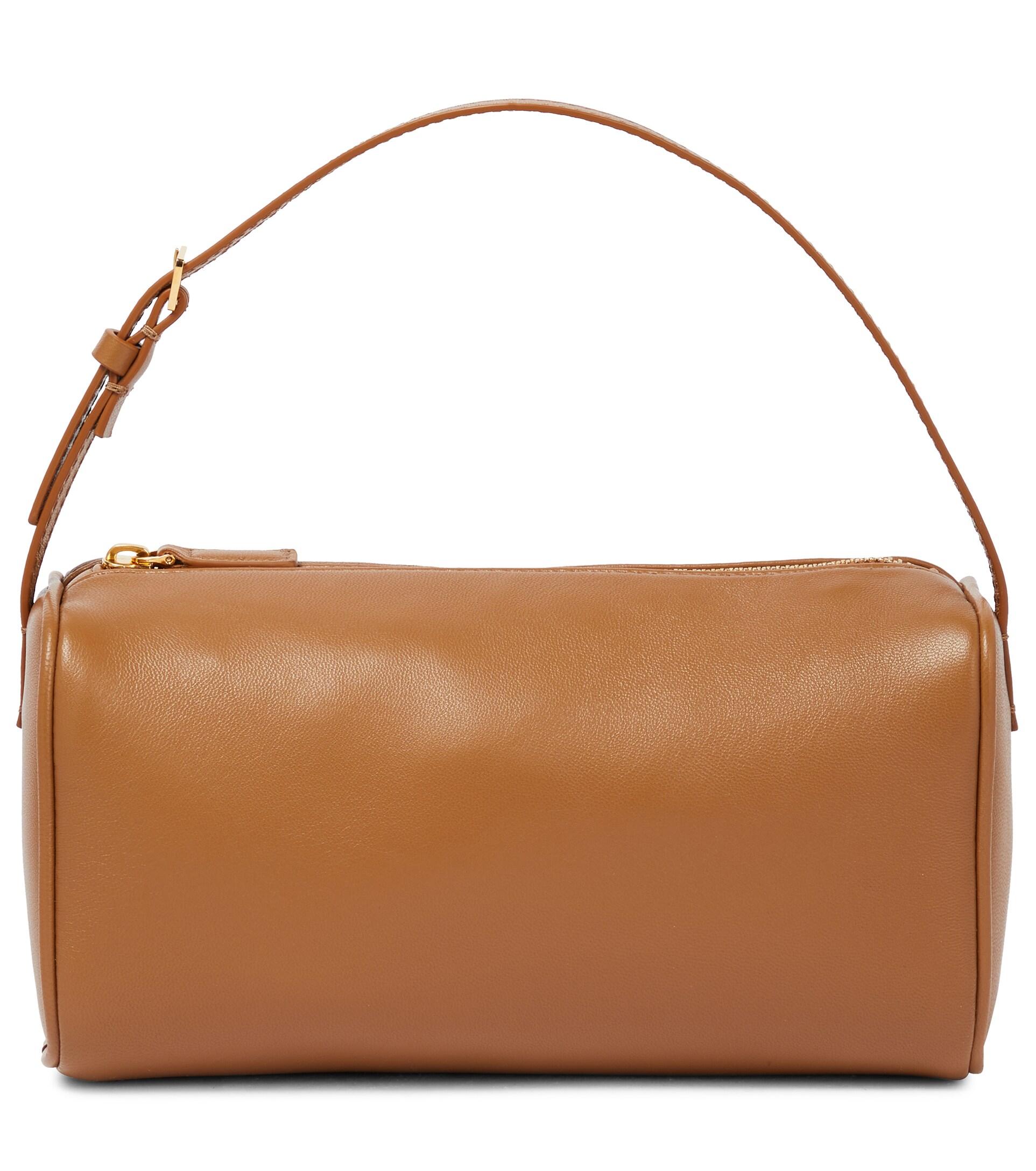 The Row '90s Leather Shoulder Bag in Brown | Lyst