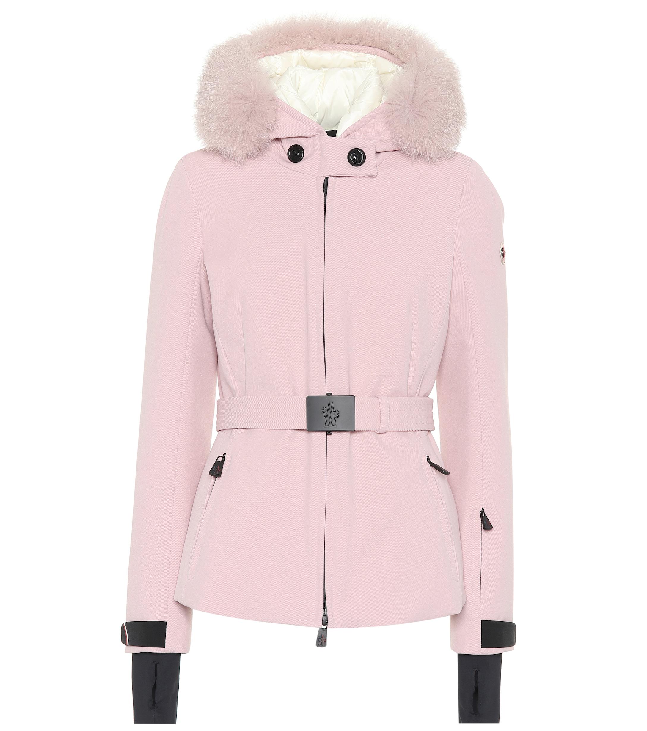 moncler pink ski jacket