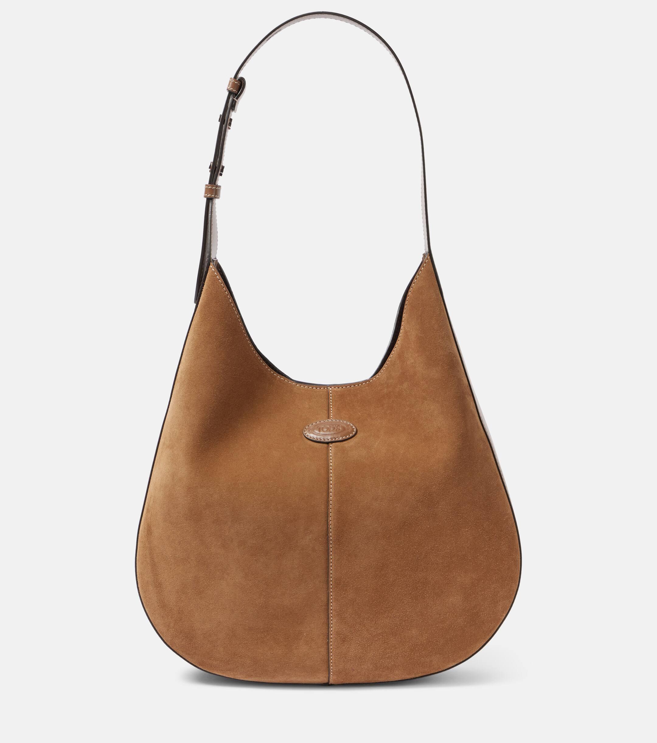 Tod s Di Bag Small Suede Shoulder Bag in Brown Lyst UK