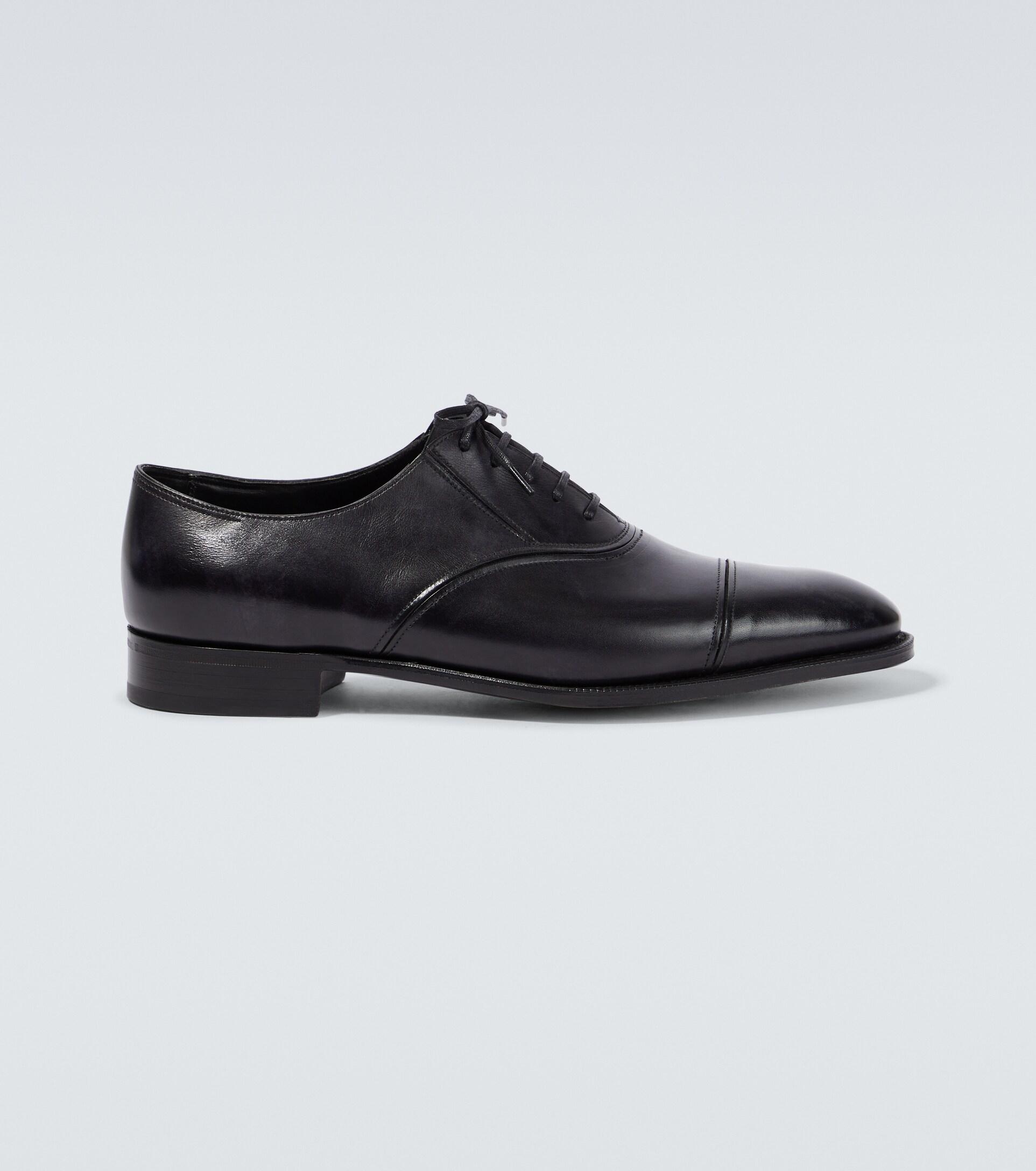 John Lobb Moorgate Leather Derby Shoes in Black for Men | Lyst