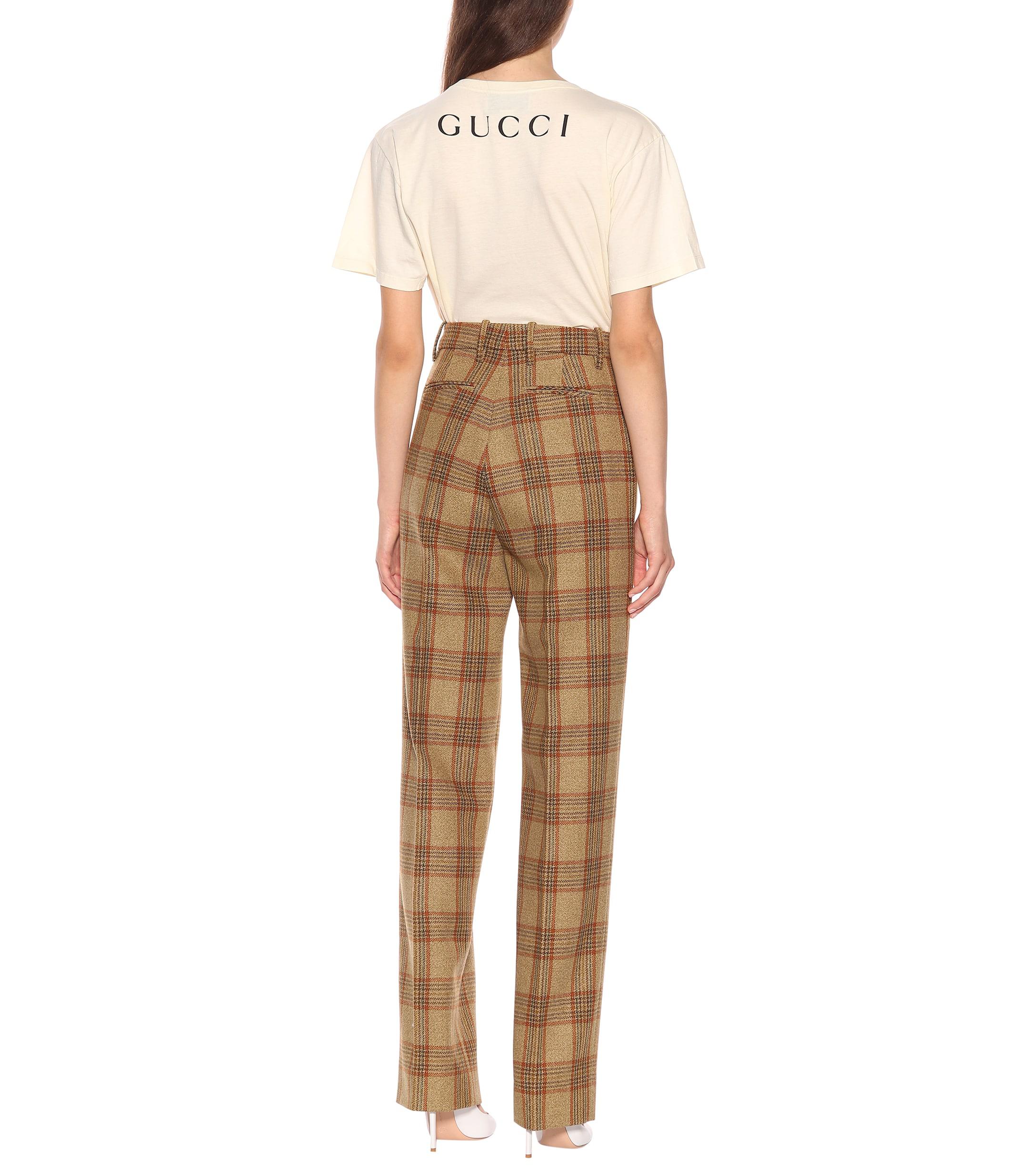 gucci plaid pants